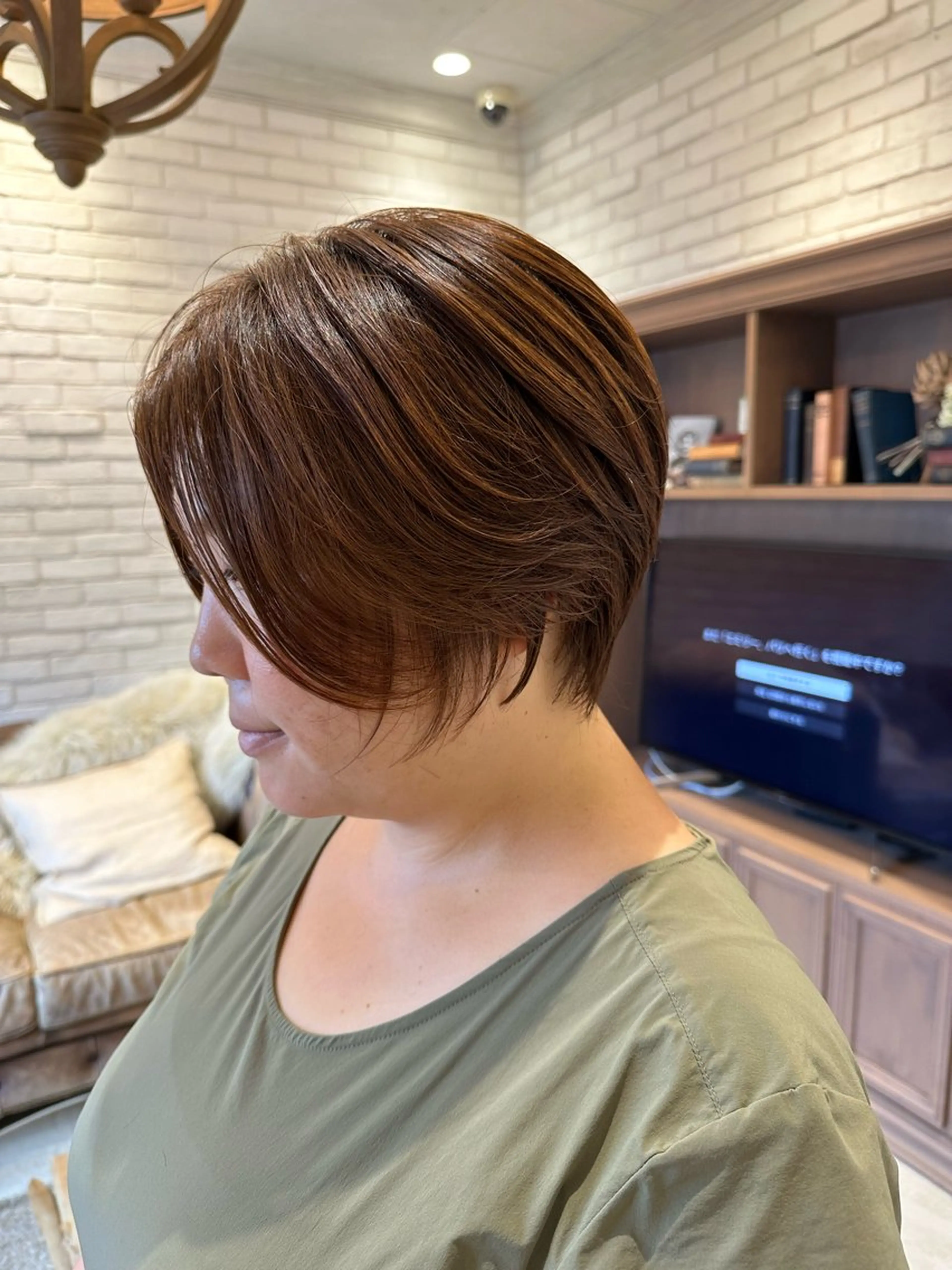 ショート ショートヘア 牛嶋 嶺弥のヘアスタイル