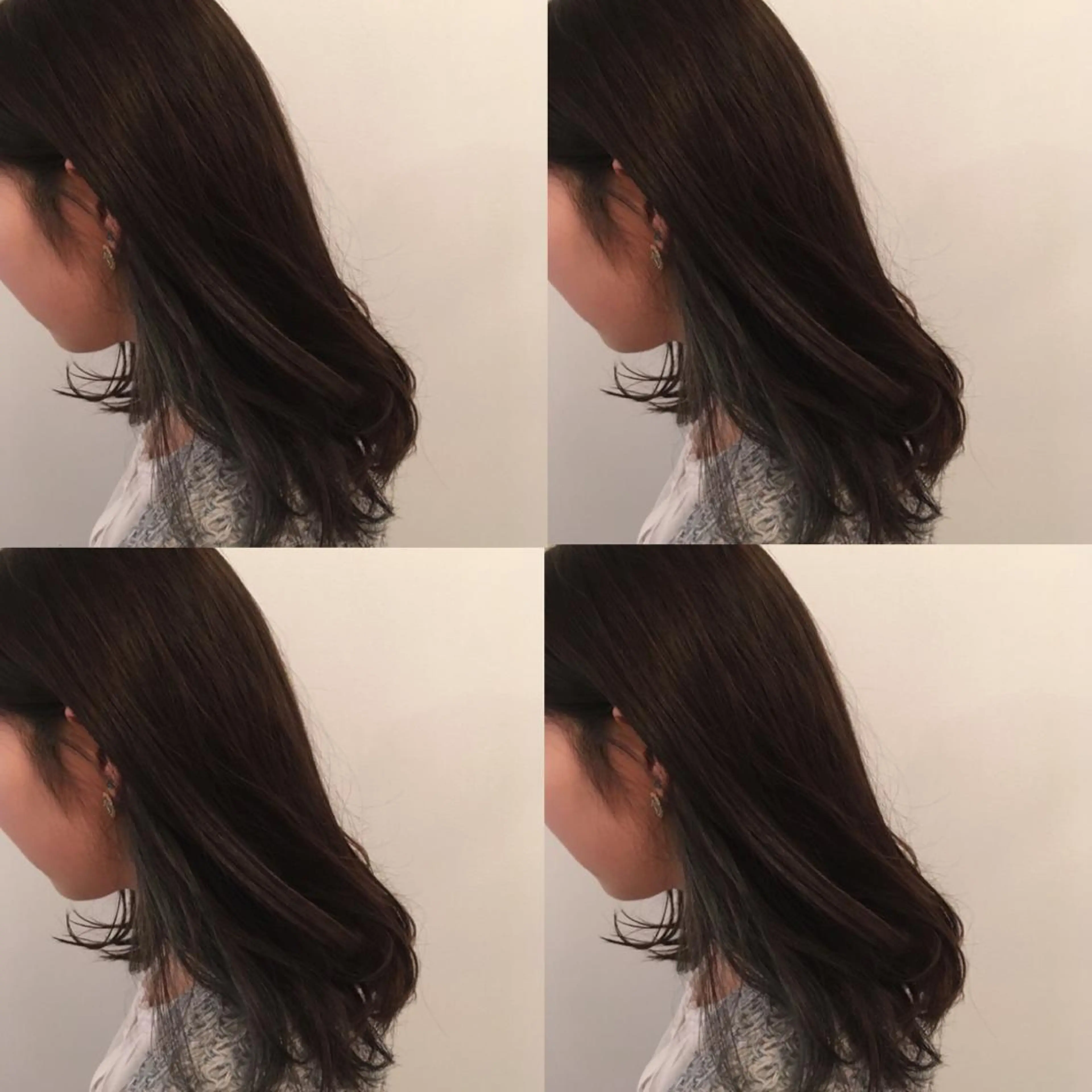 ロング カラー RINA🧤 デザインとボブのヘアスタイル