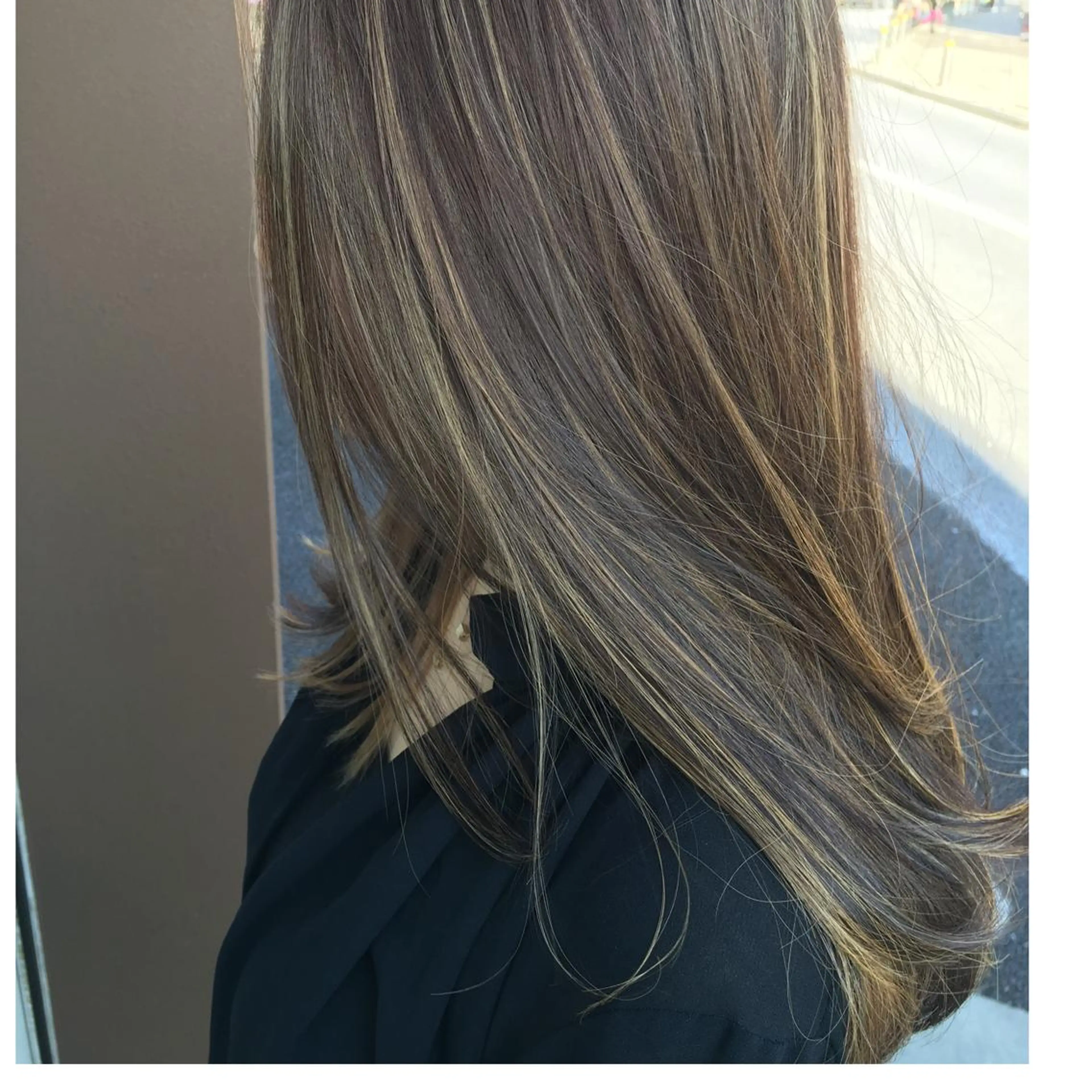 ロング カラー パーマ ヘアアレンジ メンズ キッズ ネイル マツエク・マツパ メンズハイライト ハイライトカラー ハイライト トリートメント NORME所属・NORME経堂 nonのヘアスタイル