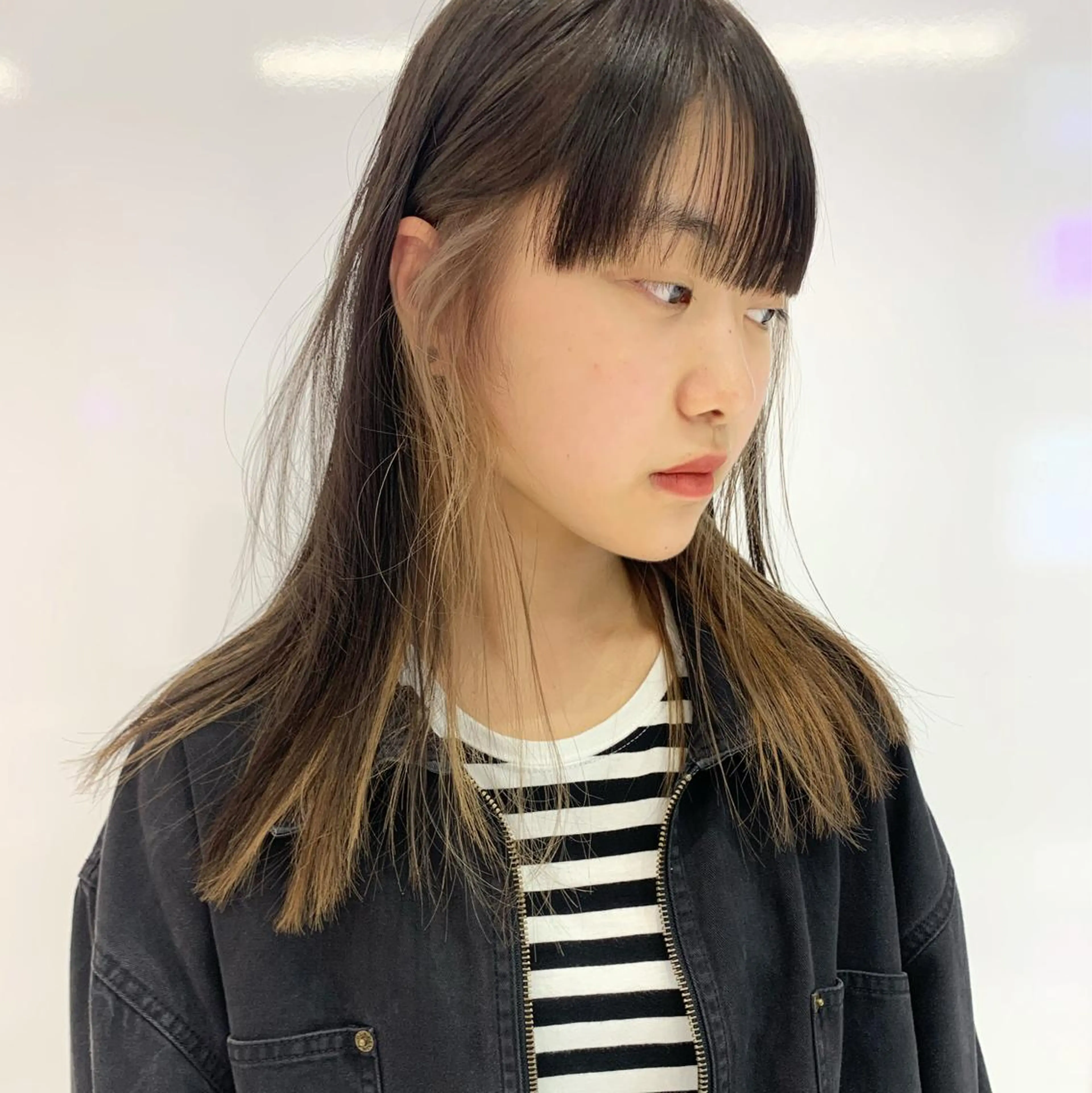 セミロング カラー カット ヘアカラー トリートメント share salon JAM 吉祥寺所属・レイヤー/ブリーチ HIKARU ♡のヘアスタイル