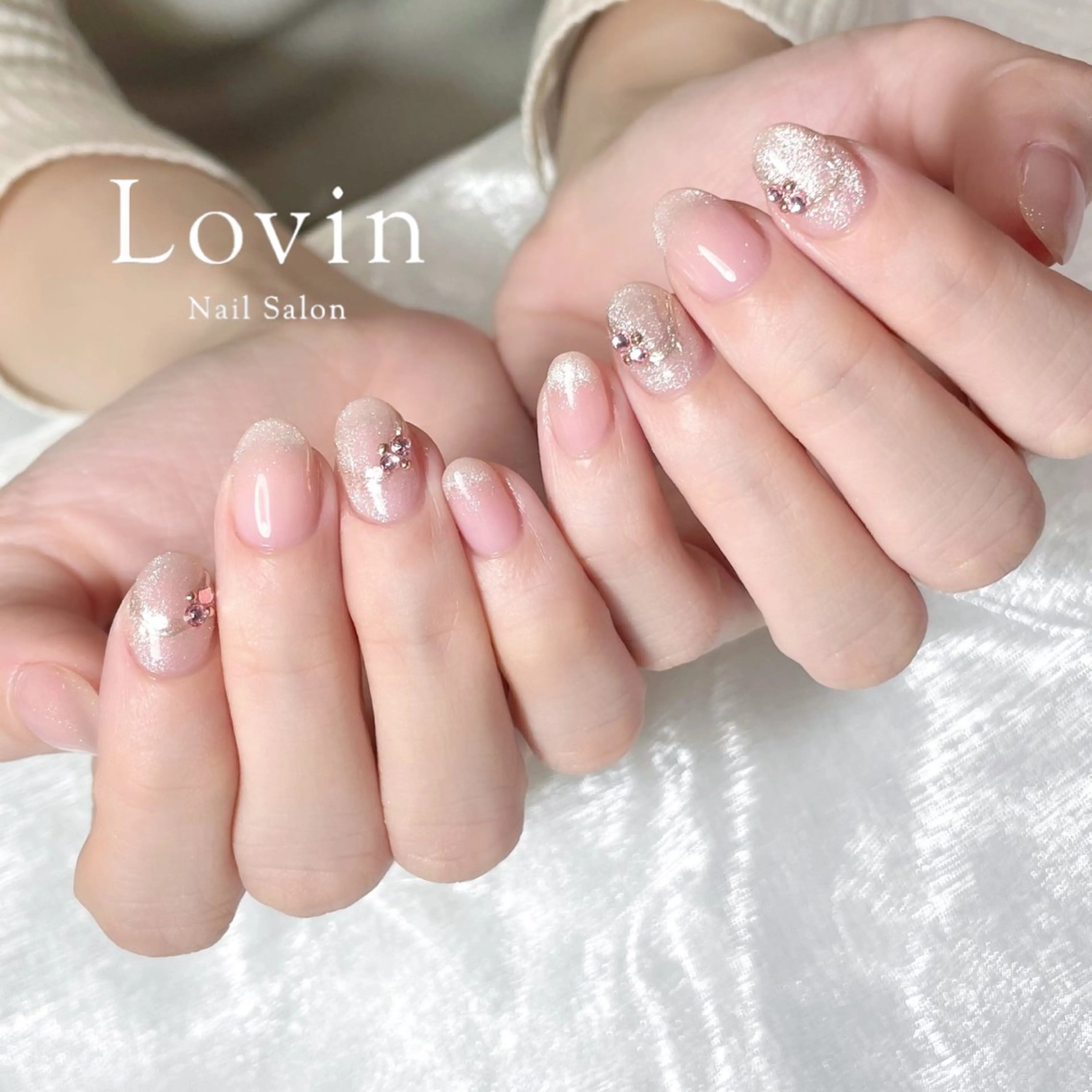 ネイル ジェルネイル オフィスネイル パラジェル パラジェル認定サロンk-two nail所属・Azegami Minaのネイルデザイン