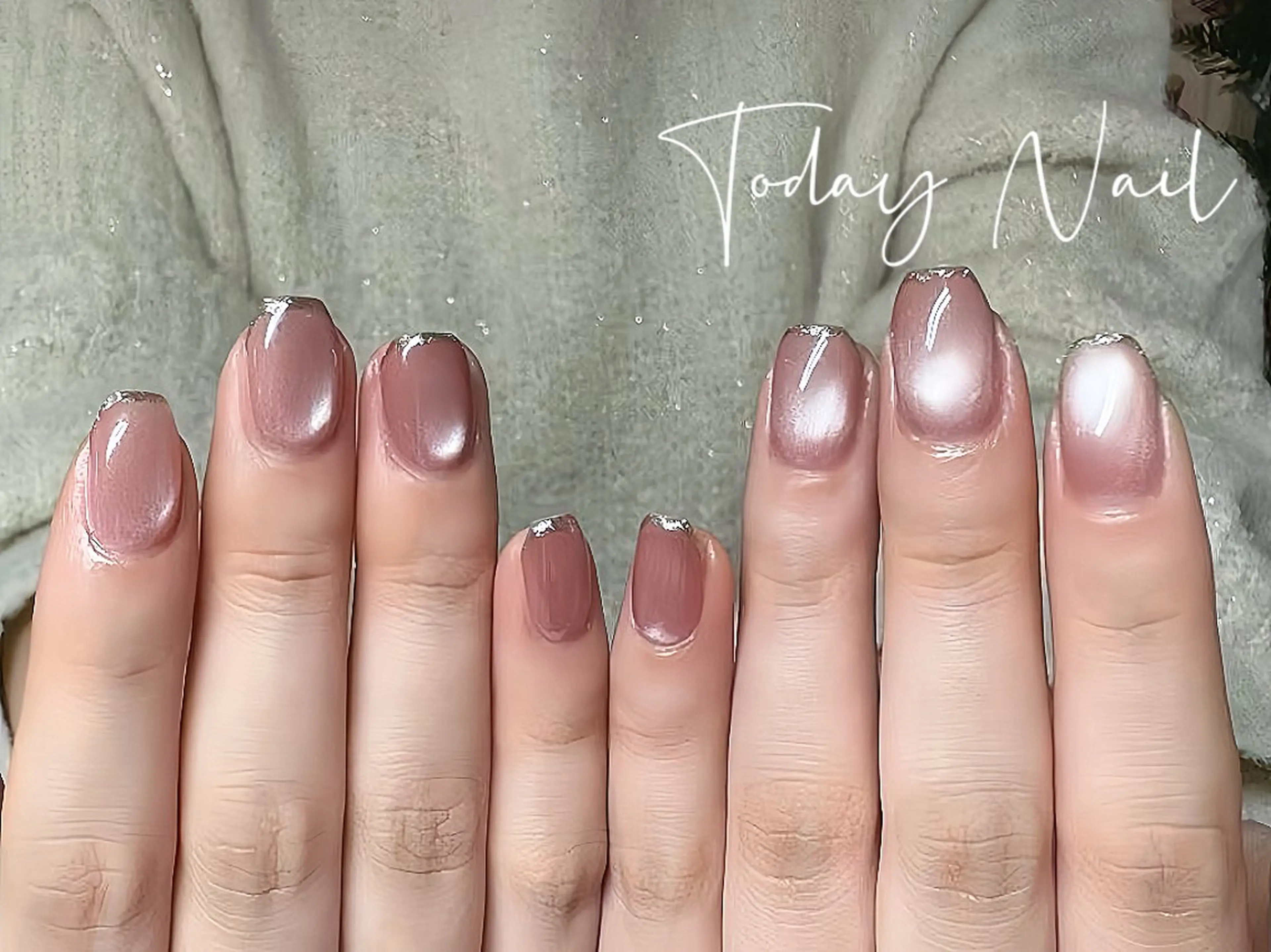 ネイル アートネイル フラッシュネイル フレンチネイル ラメ(グリッター) マグネットネイル ハンドネイル Today ゆきのネイルデザイン