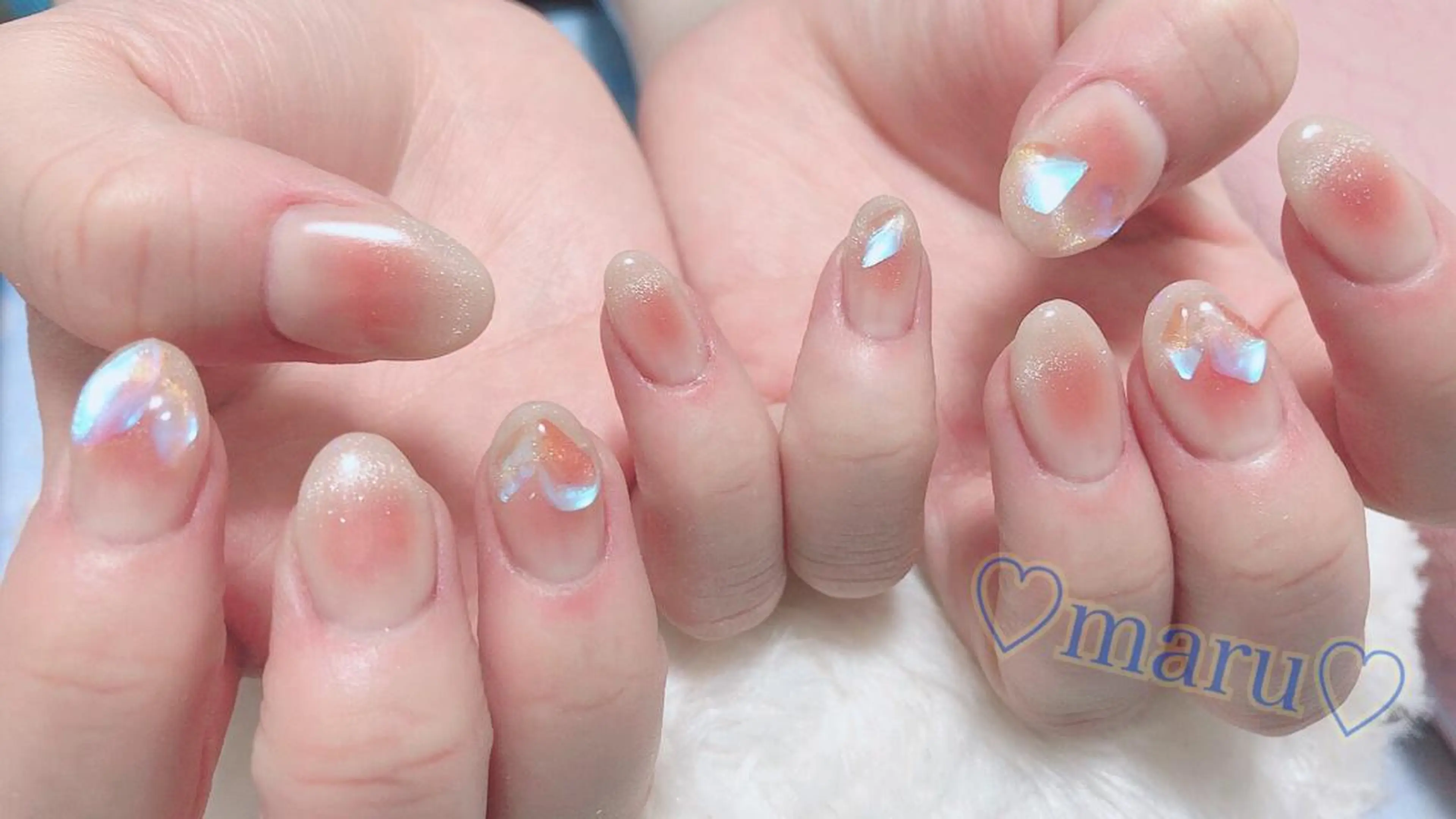 ネイル ハンドネイル フットネイル まるみ ♡のネイルデザイン