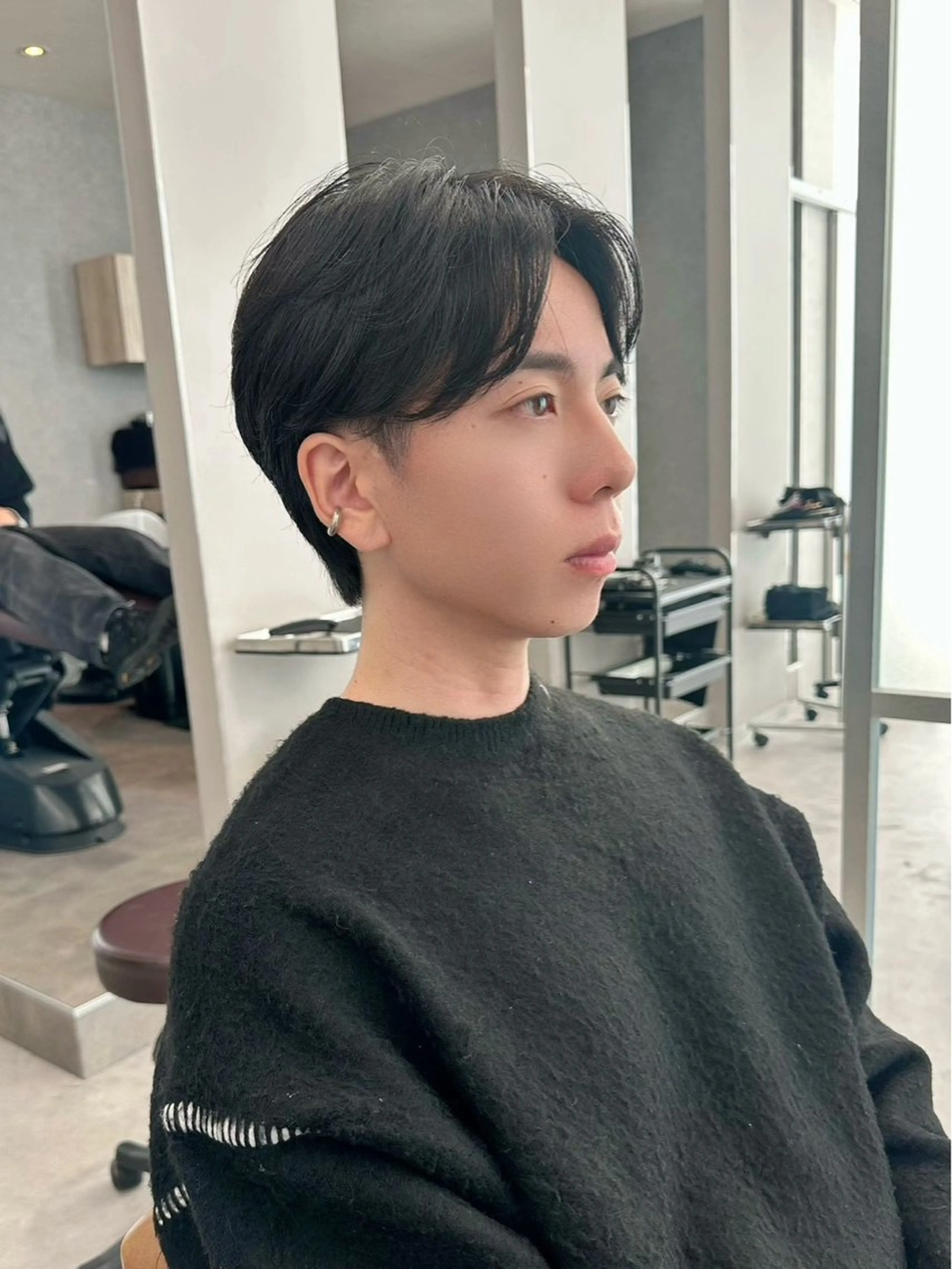 ショート パーマ メンズ カノン/メンズカット /ダウンパーマのヘアスタイル