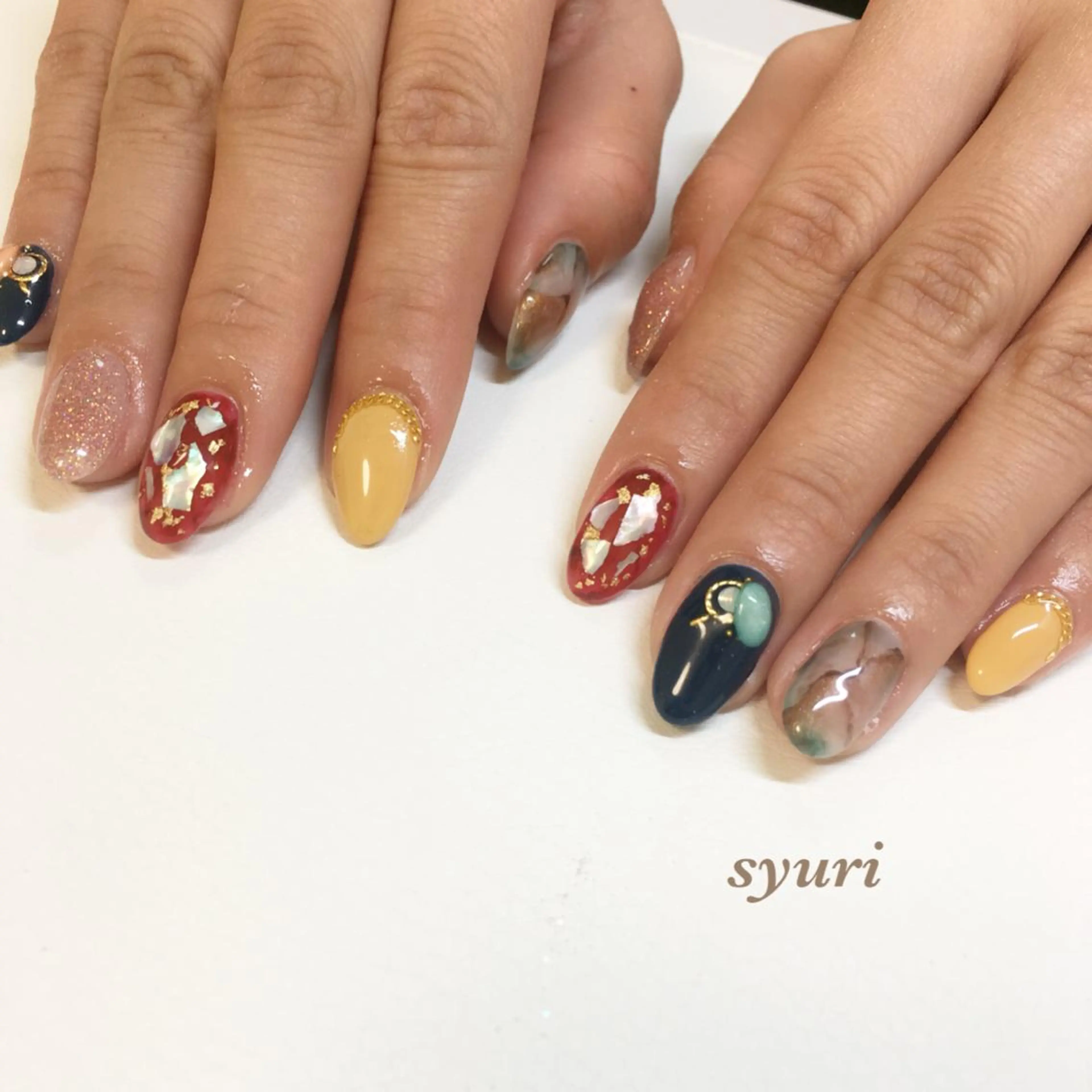 ネイル ハンドネイル syuri nailのネイルデザイン