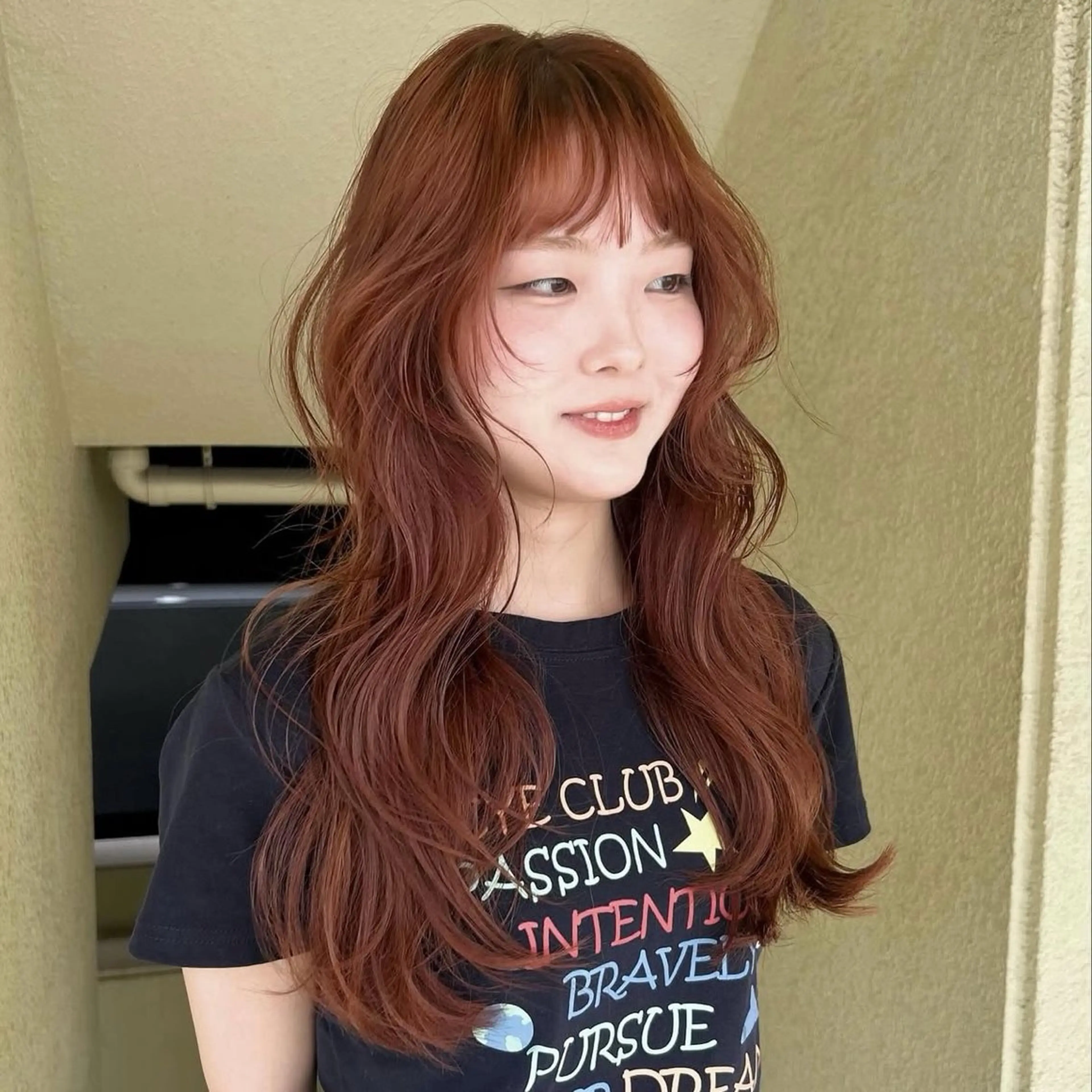 【⤵️ダメージレス⤵️】カット(ロングのみ)✂️＋ブリーチ無しダブルカラー＋3stepトリートメント/ミニモ学割の写真