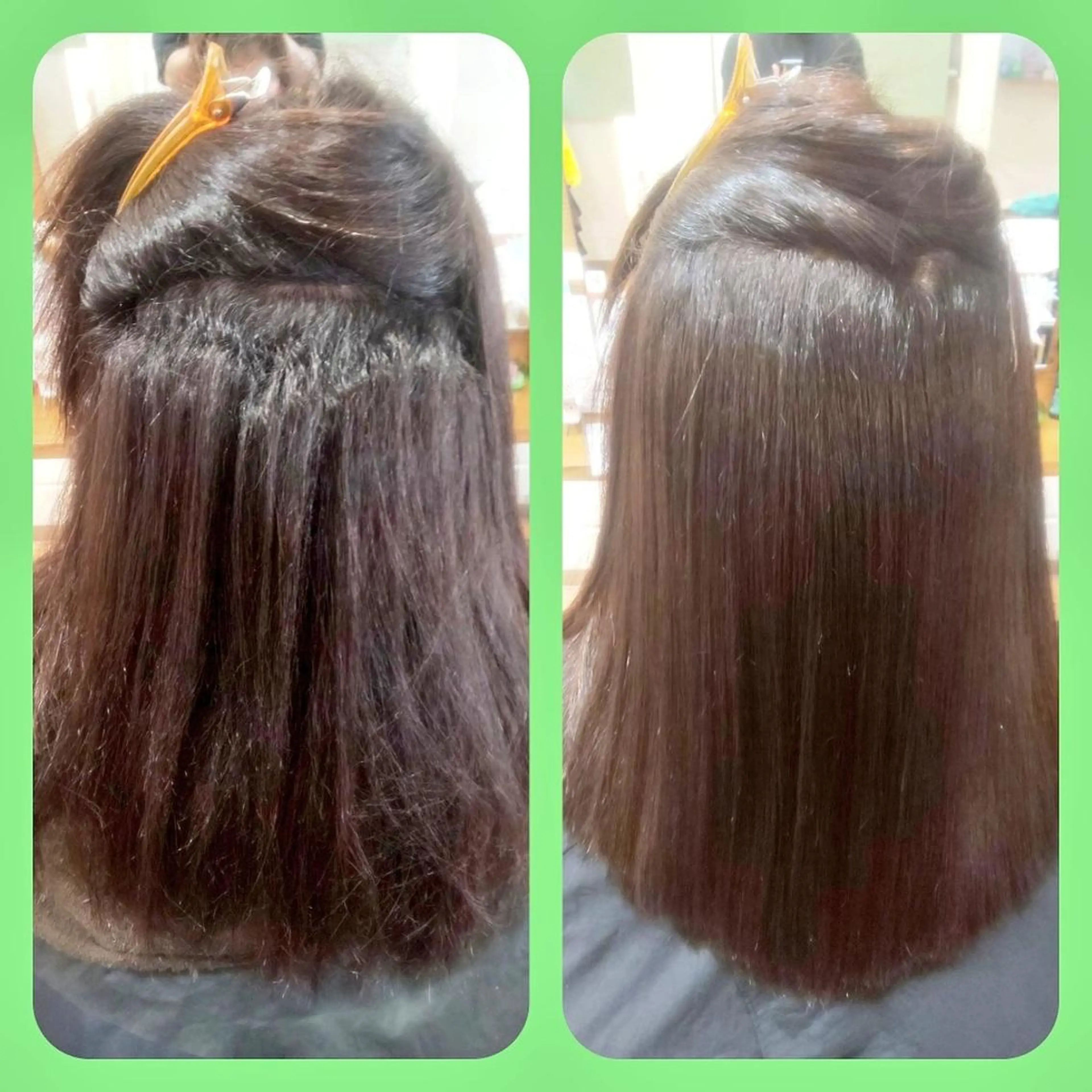 セミロング 縮毛矯正 石原 生太  のヘアスタイル