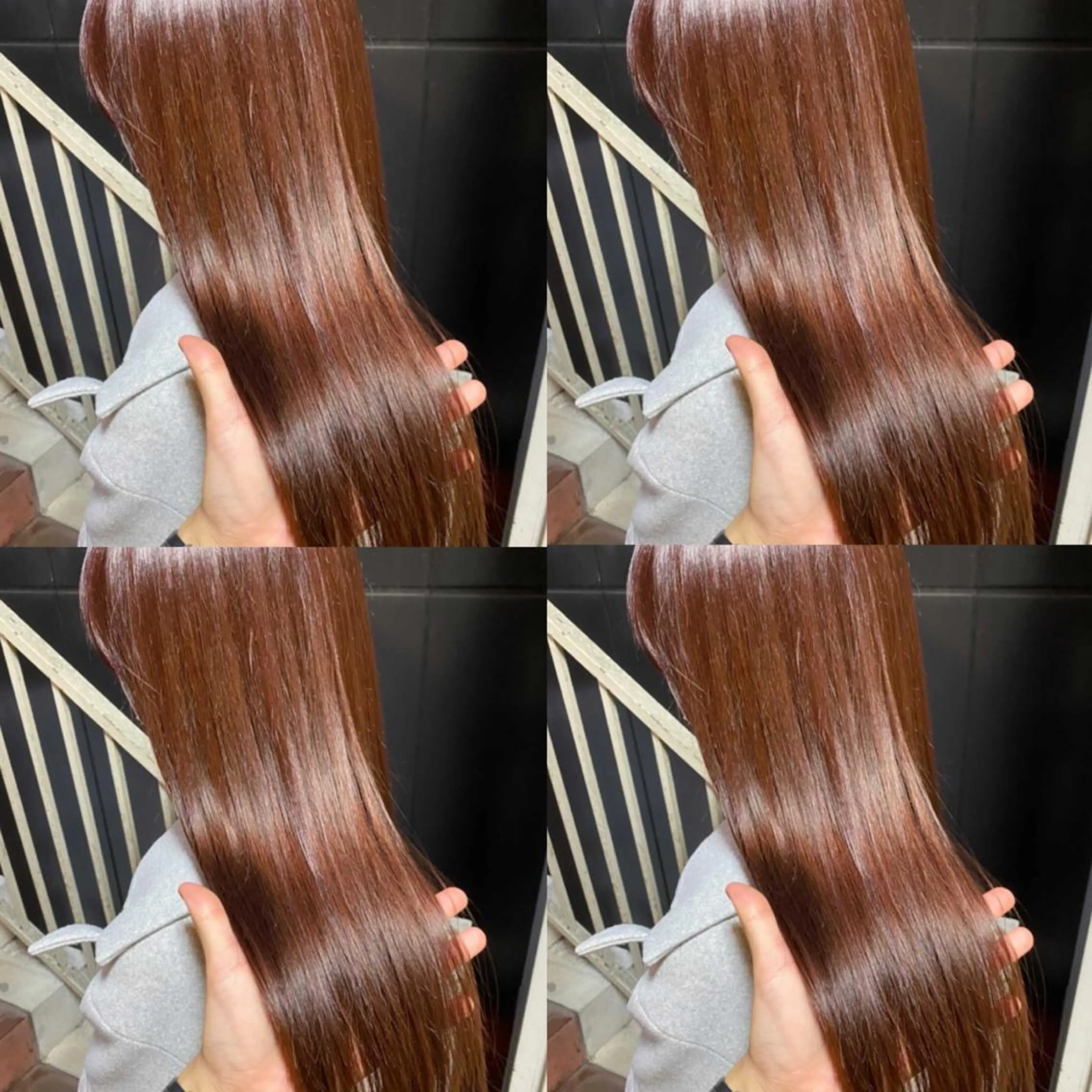 ロング カラー ヘアアレンジ カット ヘアカラー トリートメント 🦋韓国ヘア 坂本 菜摘🦋のヘアスタイル