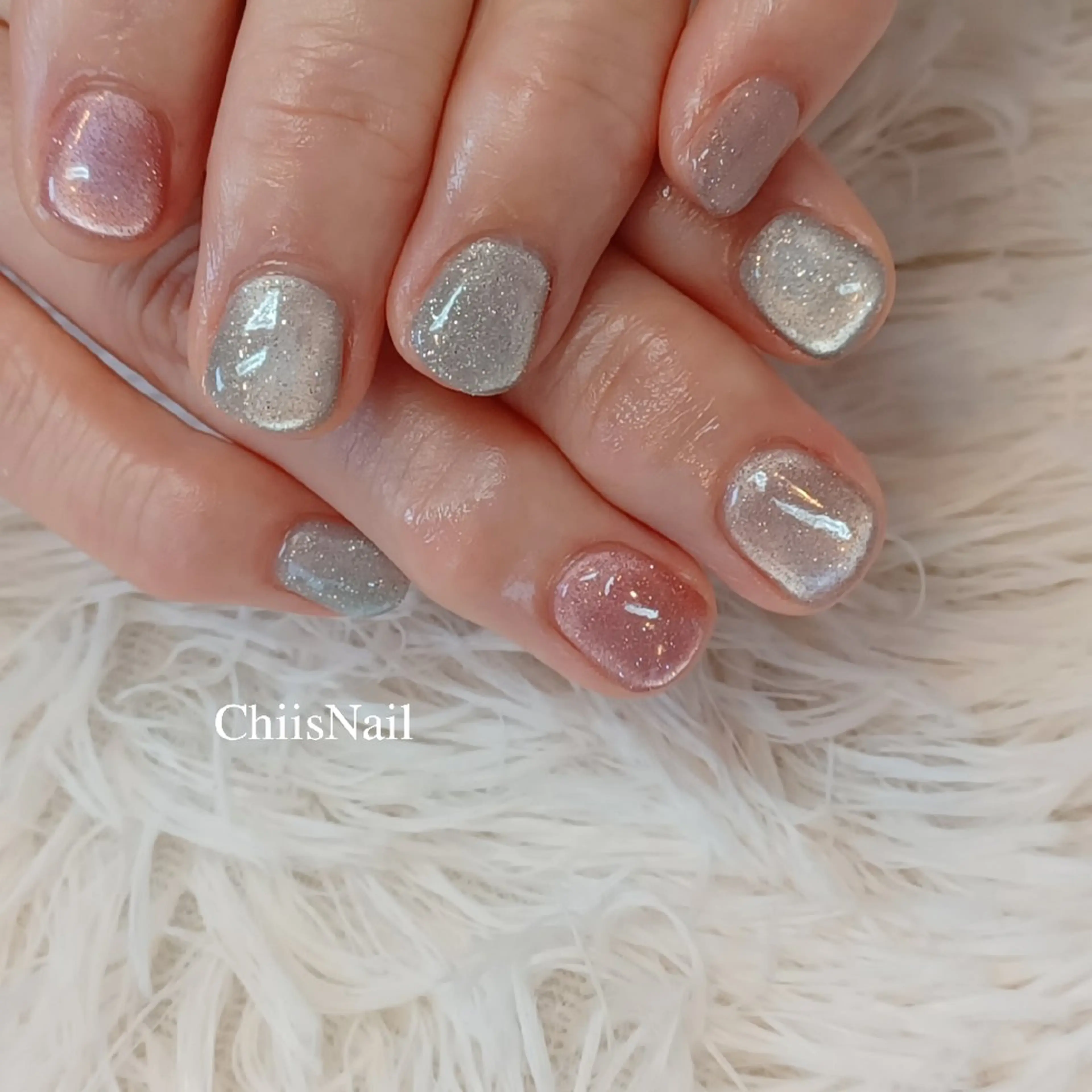 ネイル フラッシュネイル マグネットネイル ChiisNail ﾁｨｽﾞﾈｲﾙのネイルデザイン