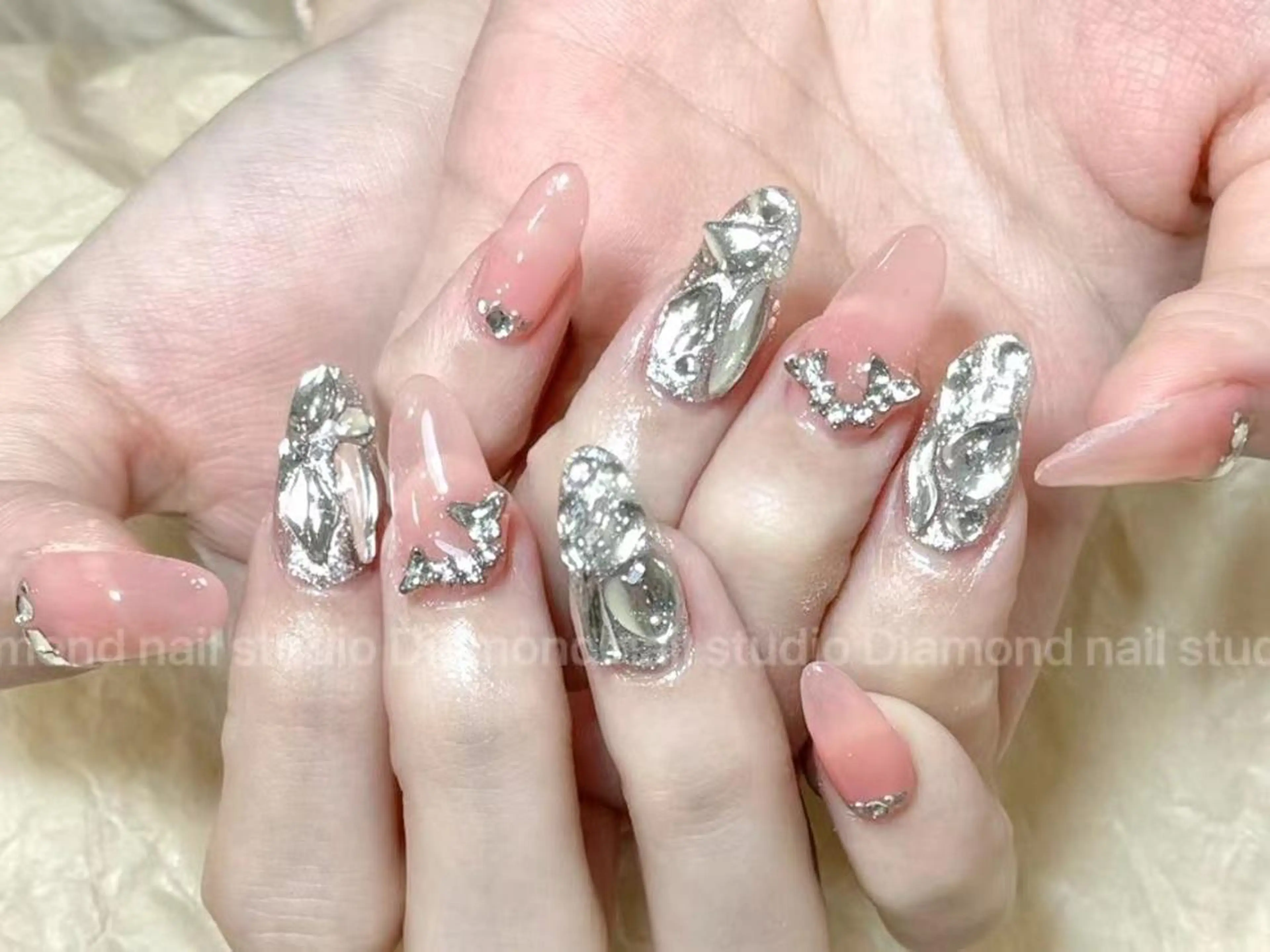 ネイル ハンドネイル DIAMOND Nail🍒のネイルデザイン