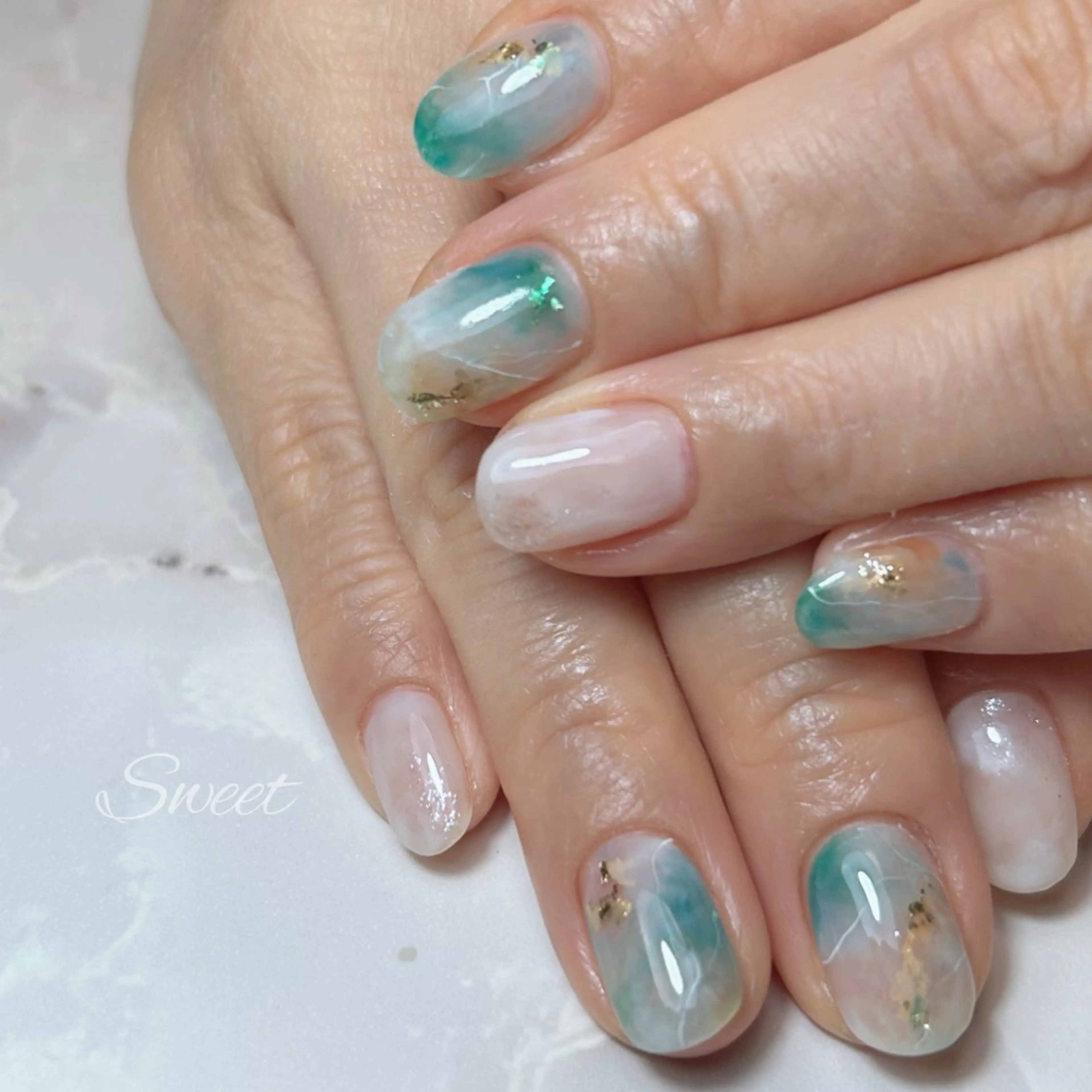 ネイル ハンドネイル sweet 仲野陽子のネイルデザイン