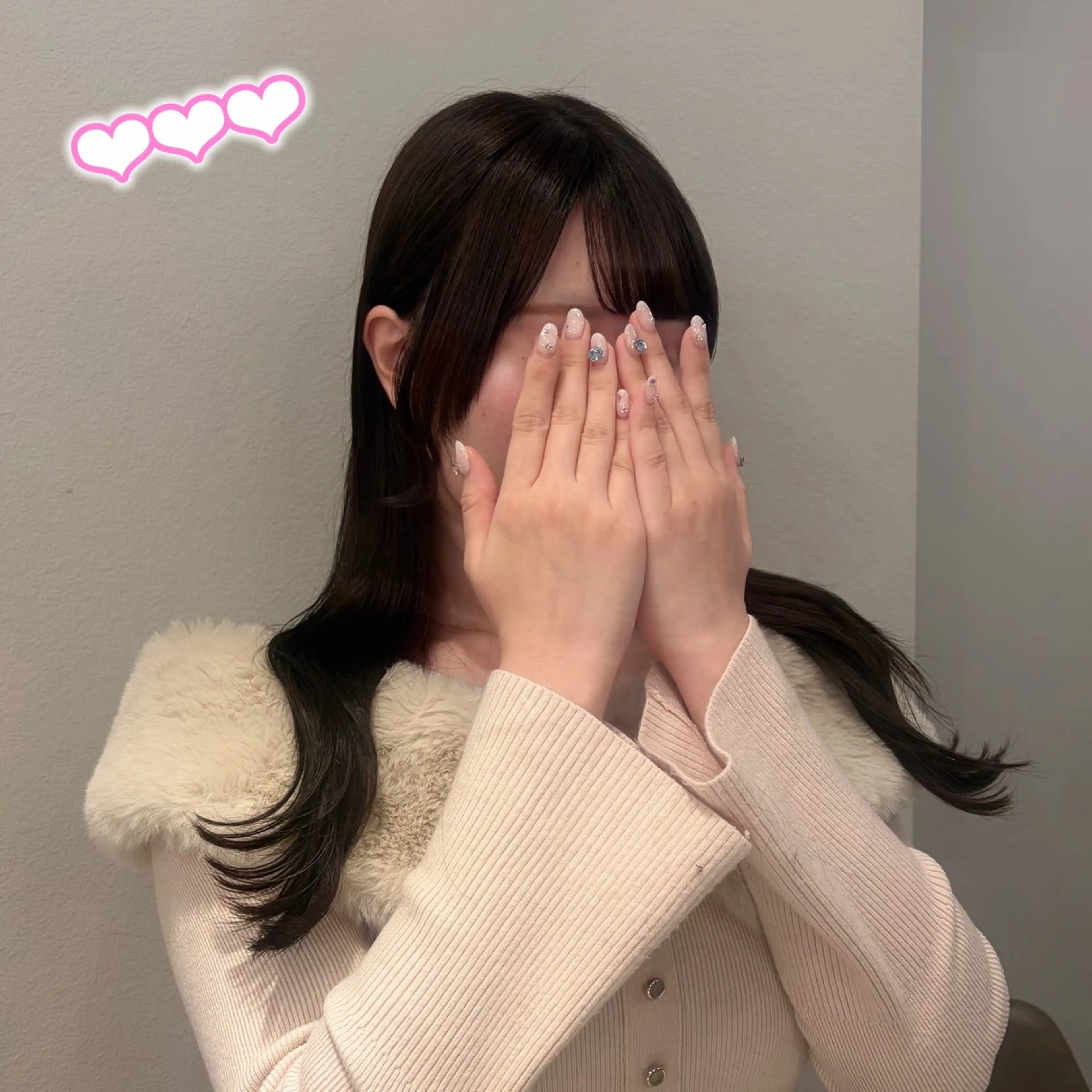 ロング カラー アッシュ アッシュブラウン ブラウンカラー 顔周りカット カット ヘアカラー 顔周り/暖色 /ヘアメ/あつはのヘアスタイル