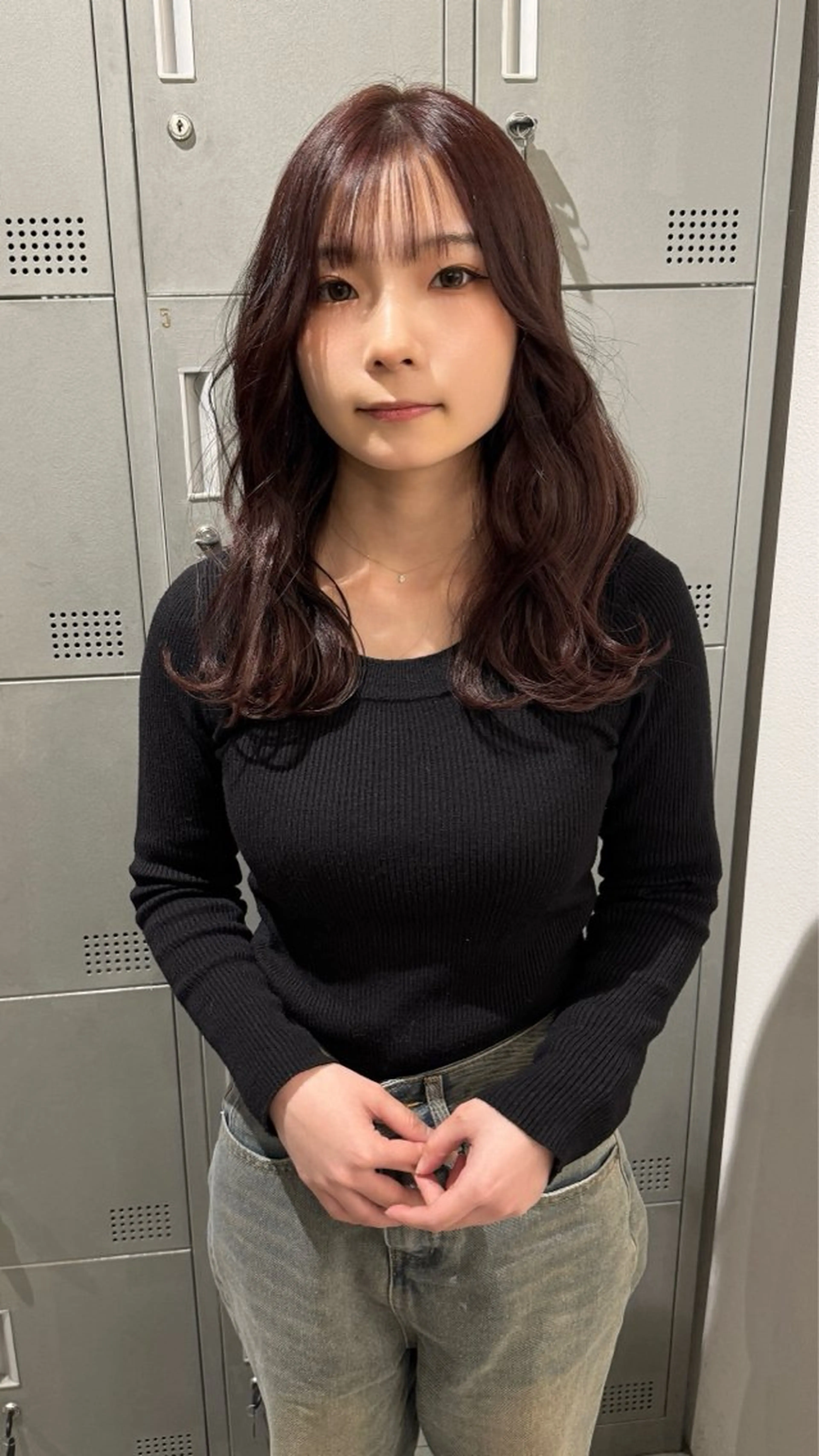 セミロング カット ヘアカラー 【天満1艶髪】潤艶/ 髪質改善🌹釣本竜哉のヘアスタイル