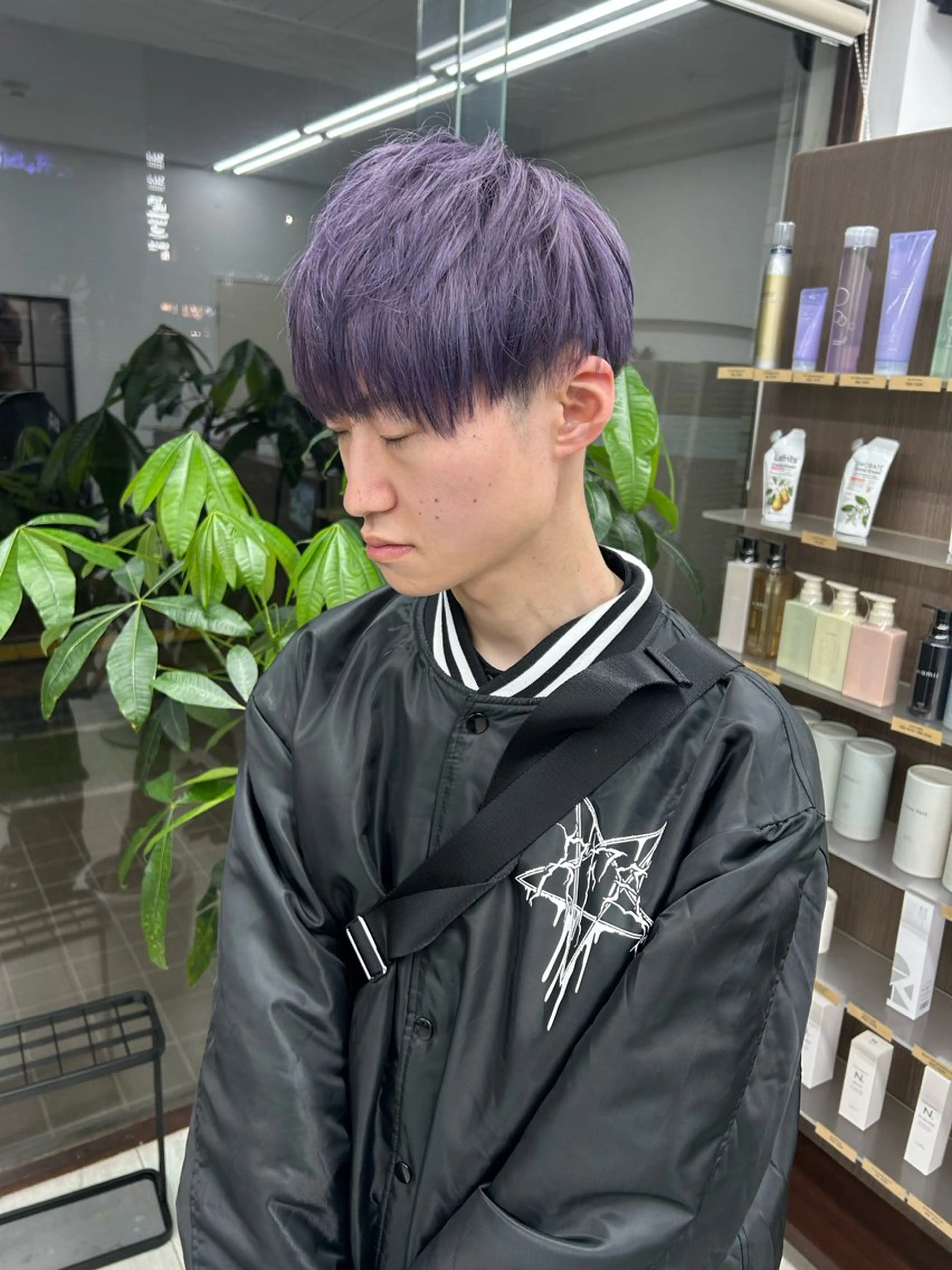 ショート メンズ ヘアカラー メンズパーマの達人 / タカシマダイスケのヘアスタイル