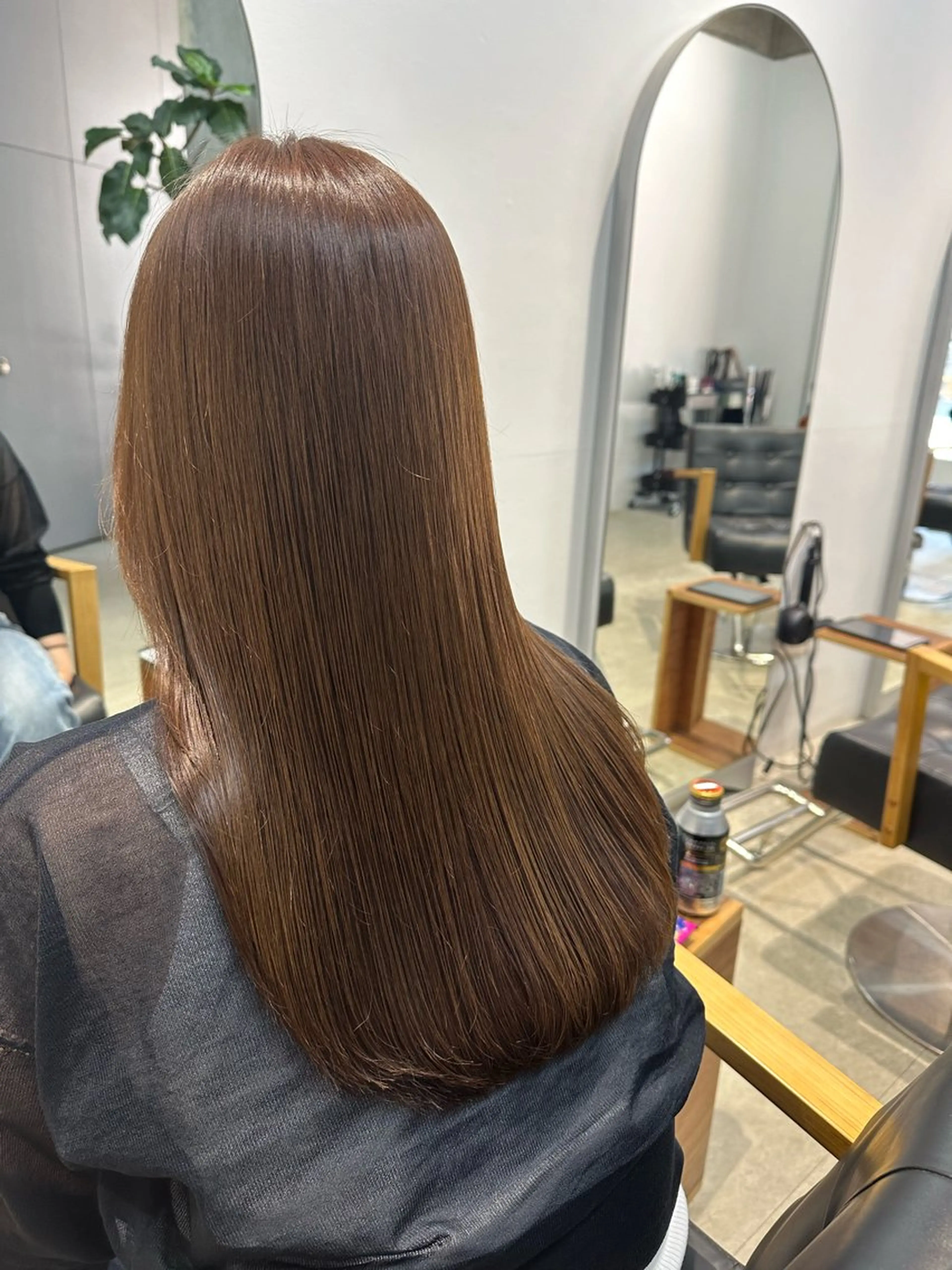 ロング カラー ブラウンカラー カット ヘアカラー Le'a 谷町🌼 幸村はるひのヘアスタイル