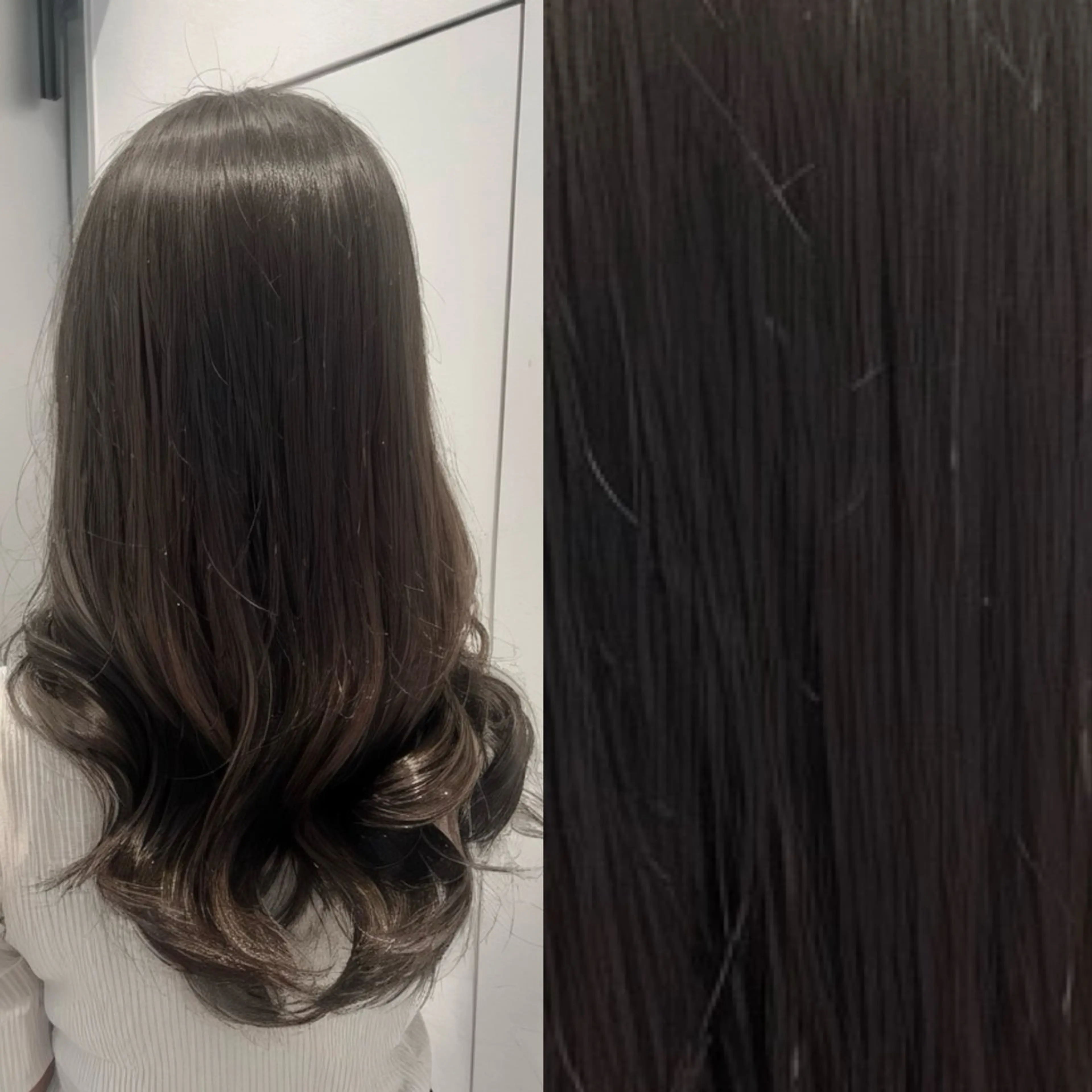 ロング カラー カット ヘアカラー トリートメント ヘアセット ラフィスヘアードープ所属・👑髪質改善wカラー /ハイトーン/アユカのヘアスタイル