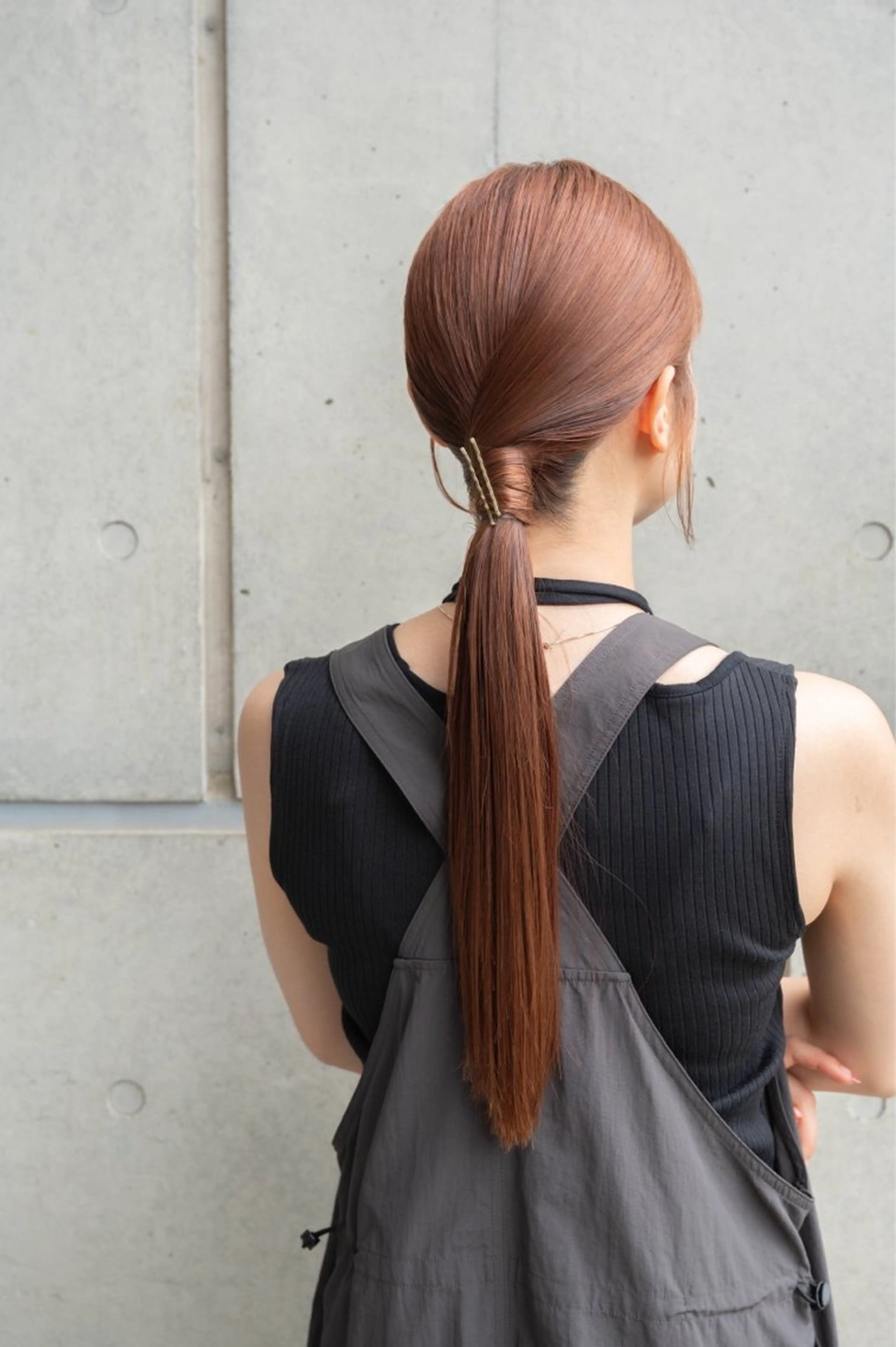 ロング カット ヘアカラー トリートメント ナチュラル*艶* 蒲生四丁目*山保美月のヘアスタイル