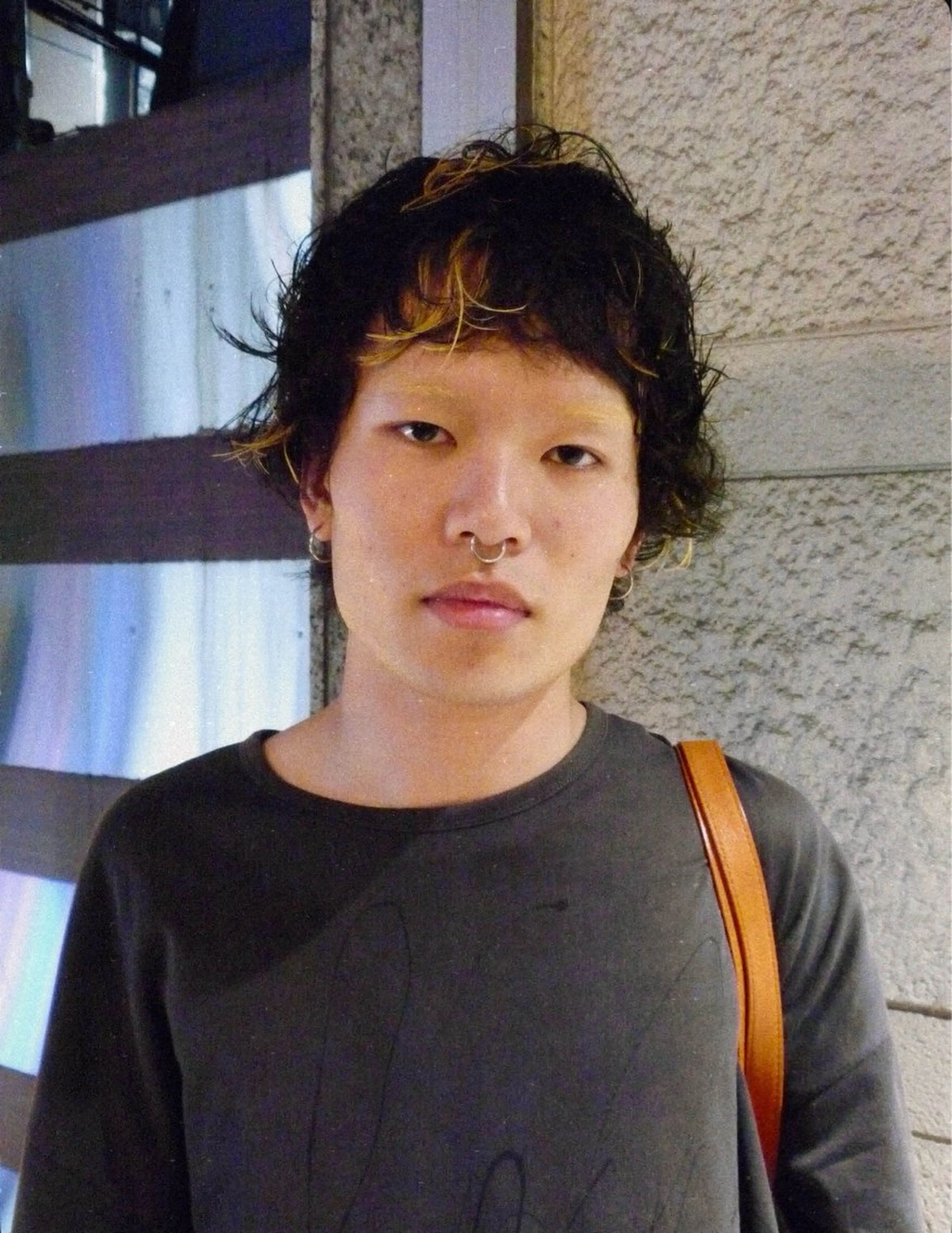 ショート カラー メンズ メンズブリーチ ブリーチ GIVET所属・心斎橋/ハイトーン/ レイヤーカットのヘアスタイル