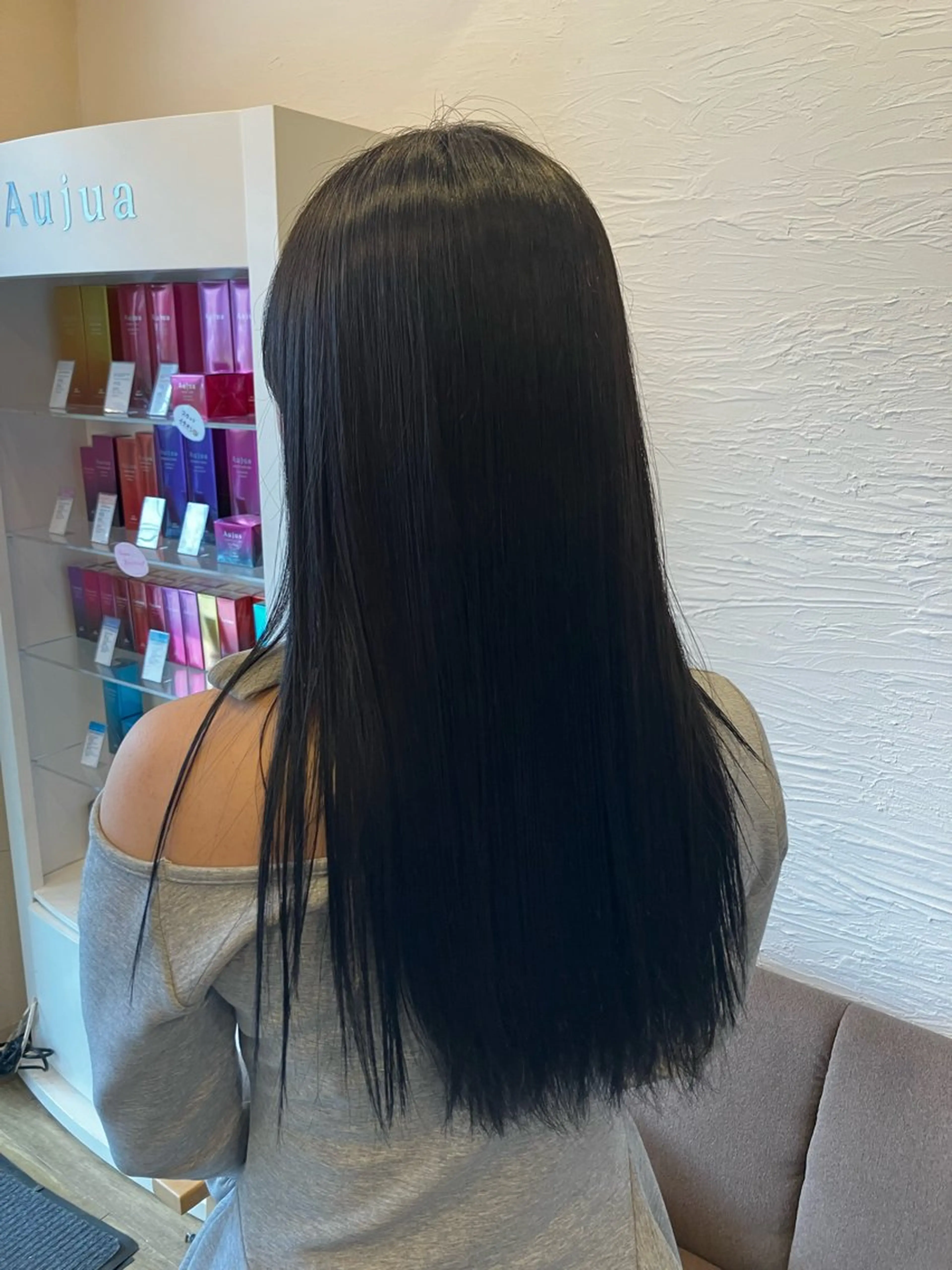 【直近予約歓迎✨】【オレンジみ撃退】アディクシーのブルーブラックで光に透ける暗髪に✨ 17:30~18:30受付の写真