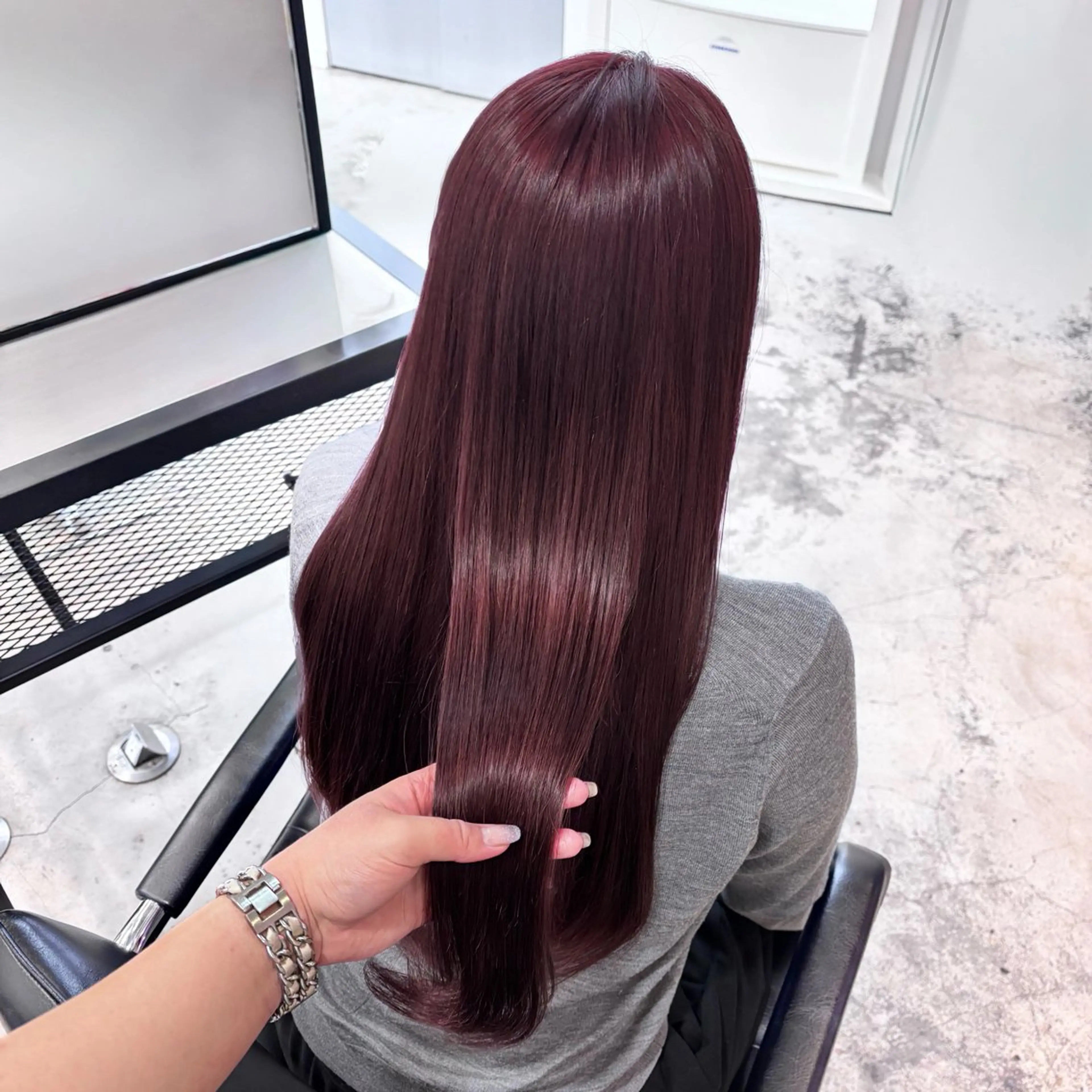 ミディアム カラー ヘアアレンジ ヘアカラー トリートメント 🎀モテ暖色× エクステ🎀あかりのヘアスタイル