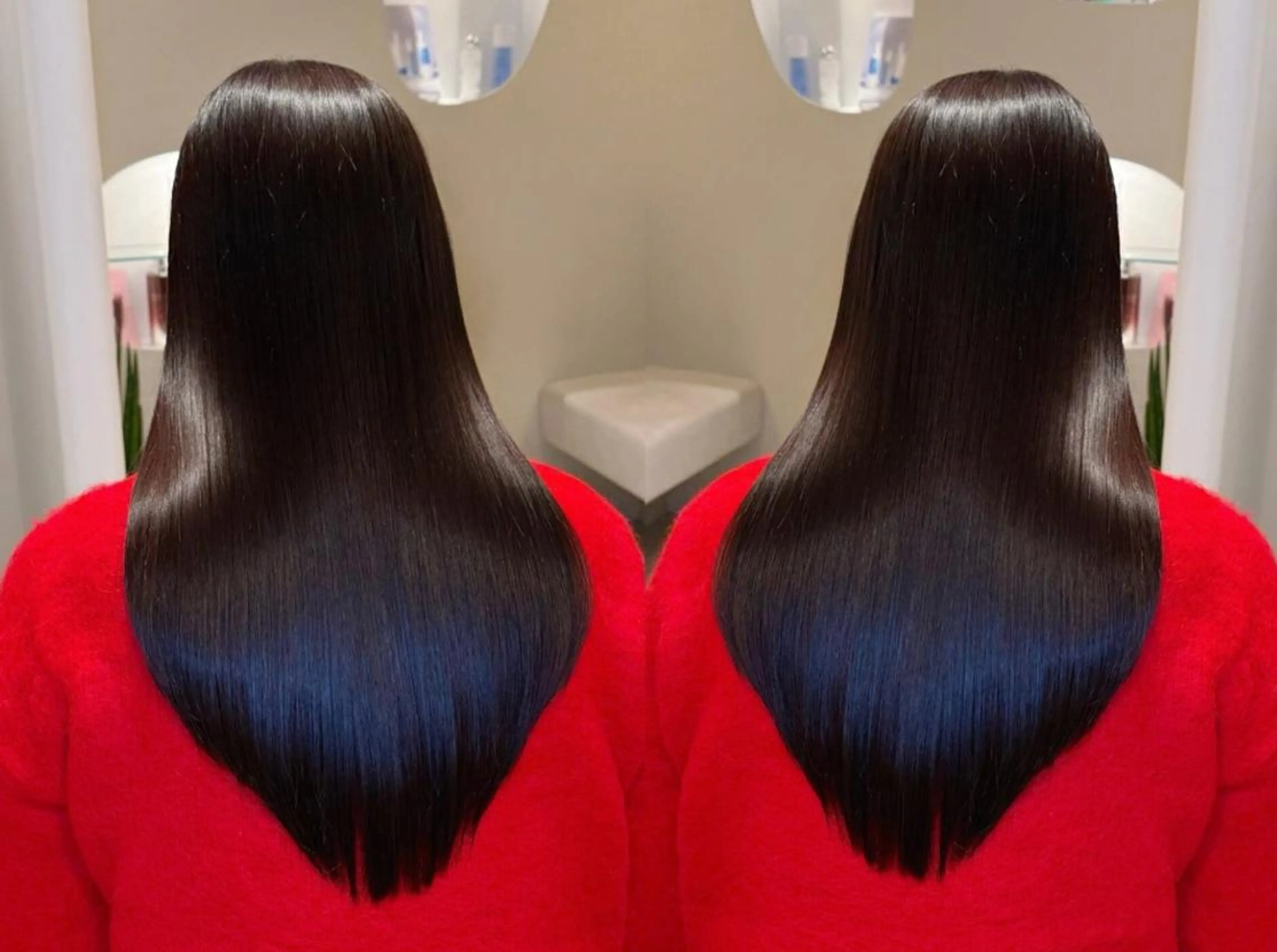 ロング パーマ 縮毛矯正 カット ヘアカラー 縮毛矯正 縮毛矯正リピート90 %超/髪質改善/井口のヘアスタイル