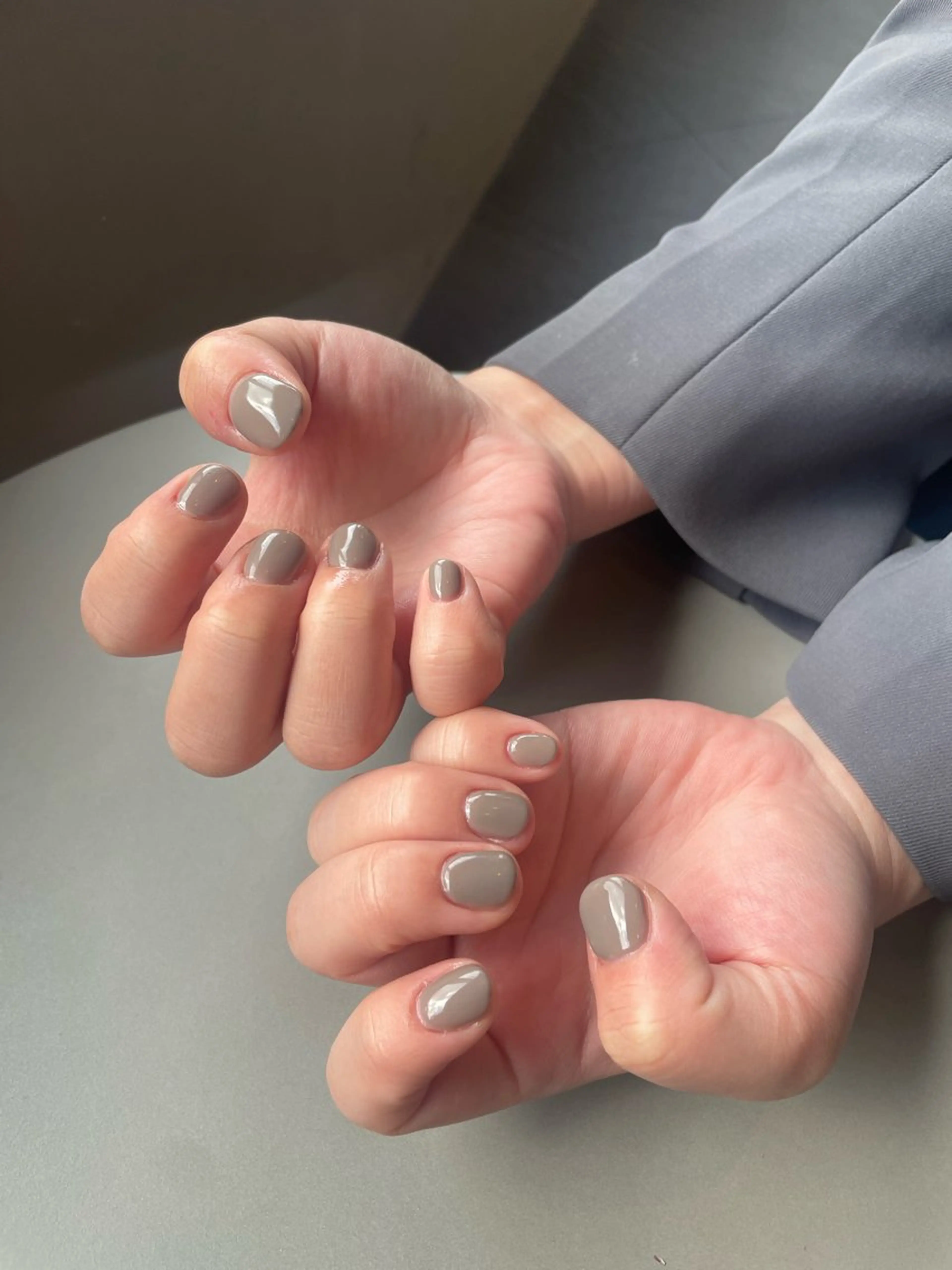 ネイル ワンカラーネイル シンプルネイル ハンドネイル eyelash& nailsalonMのネイルデザイン