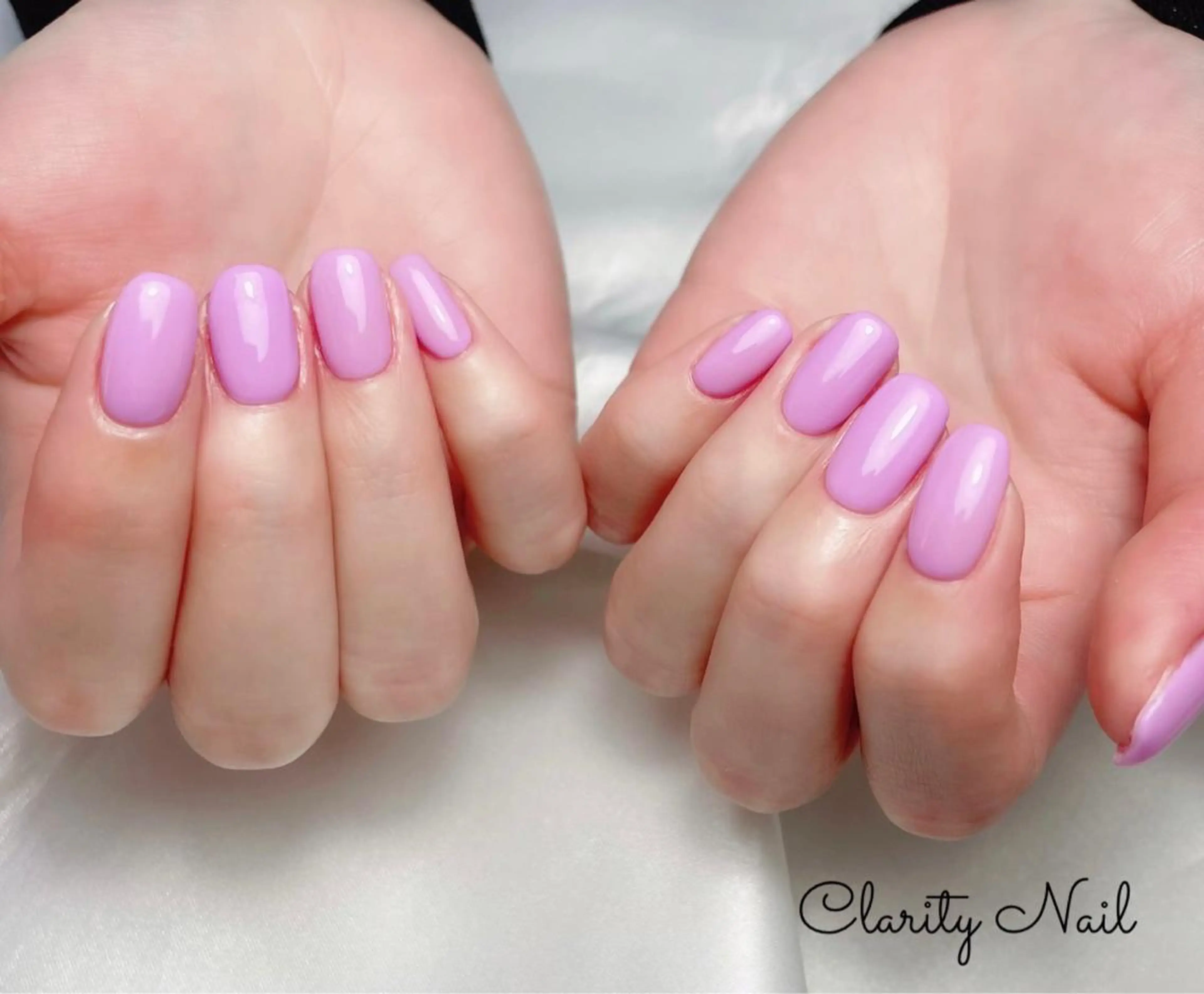ネイル ワンカラーネイル ハンドネイル Clarity Nailのネイルデザイン