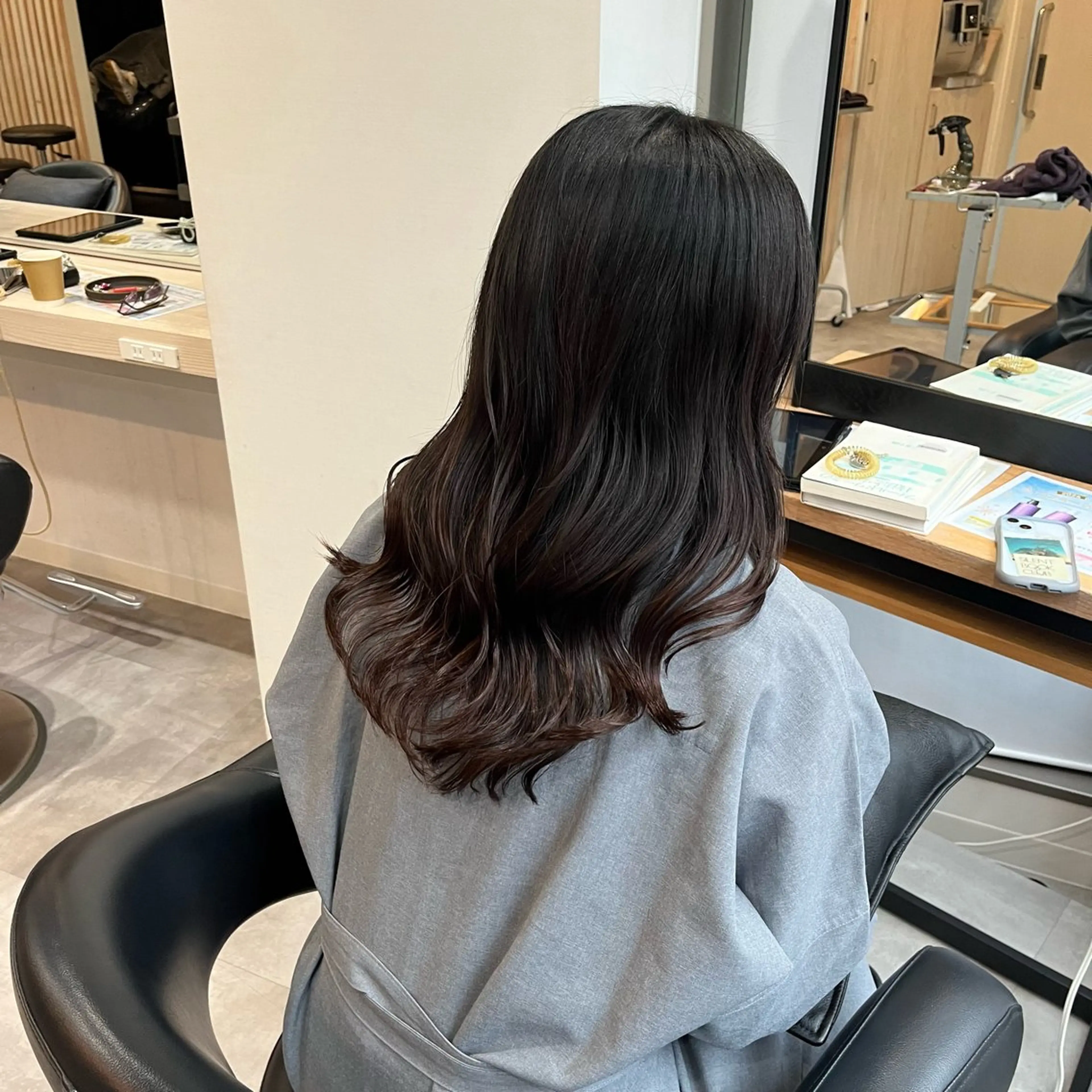 ロング 冨井 ほのかのヘアスタイル