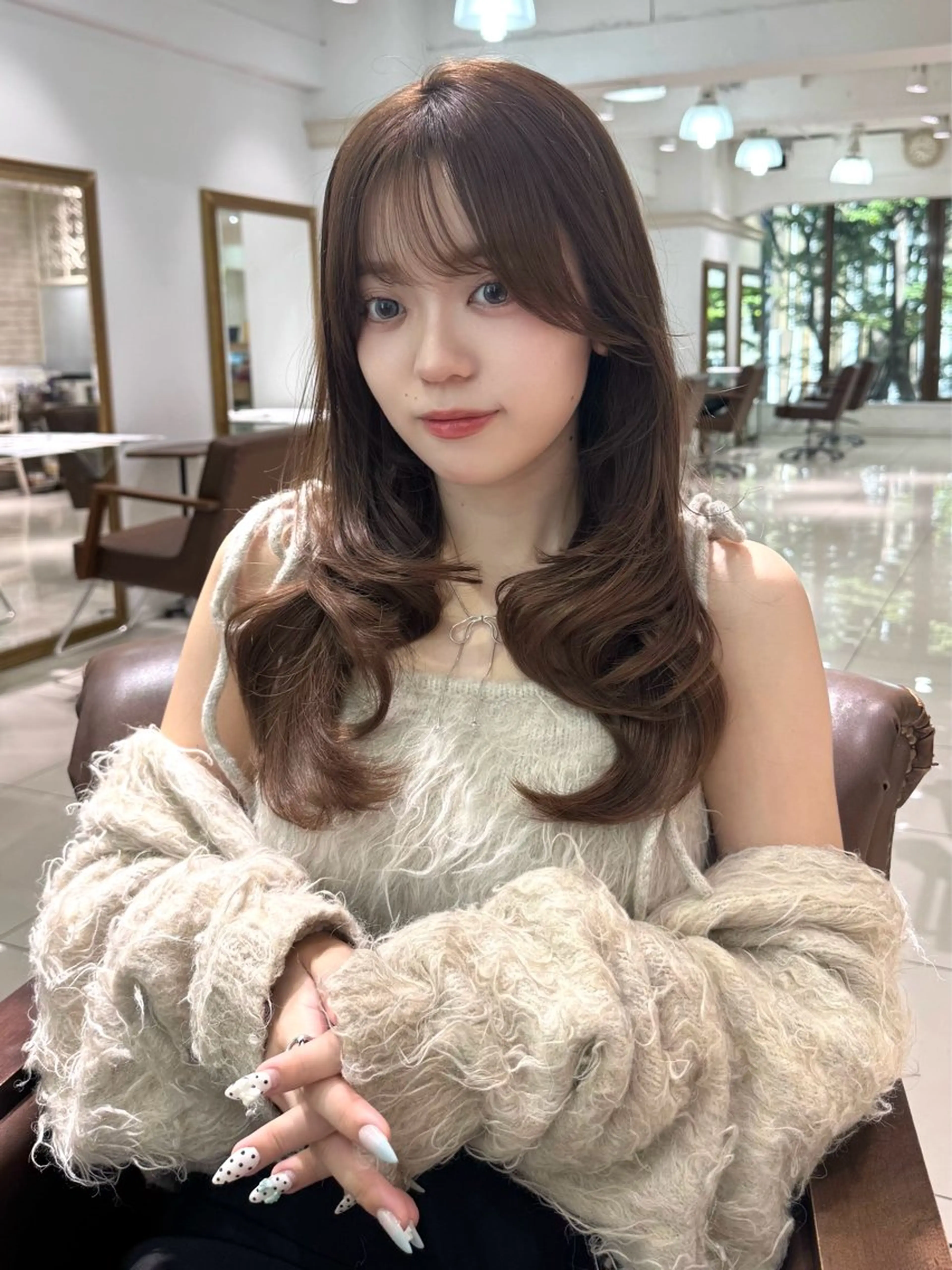 ロング ヘアカラー トリートメント 艶モテカラー miku🏳️‍⚧️のヘアスタイル