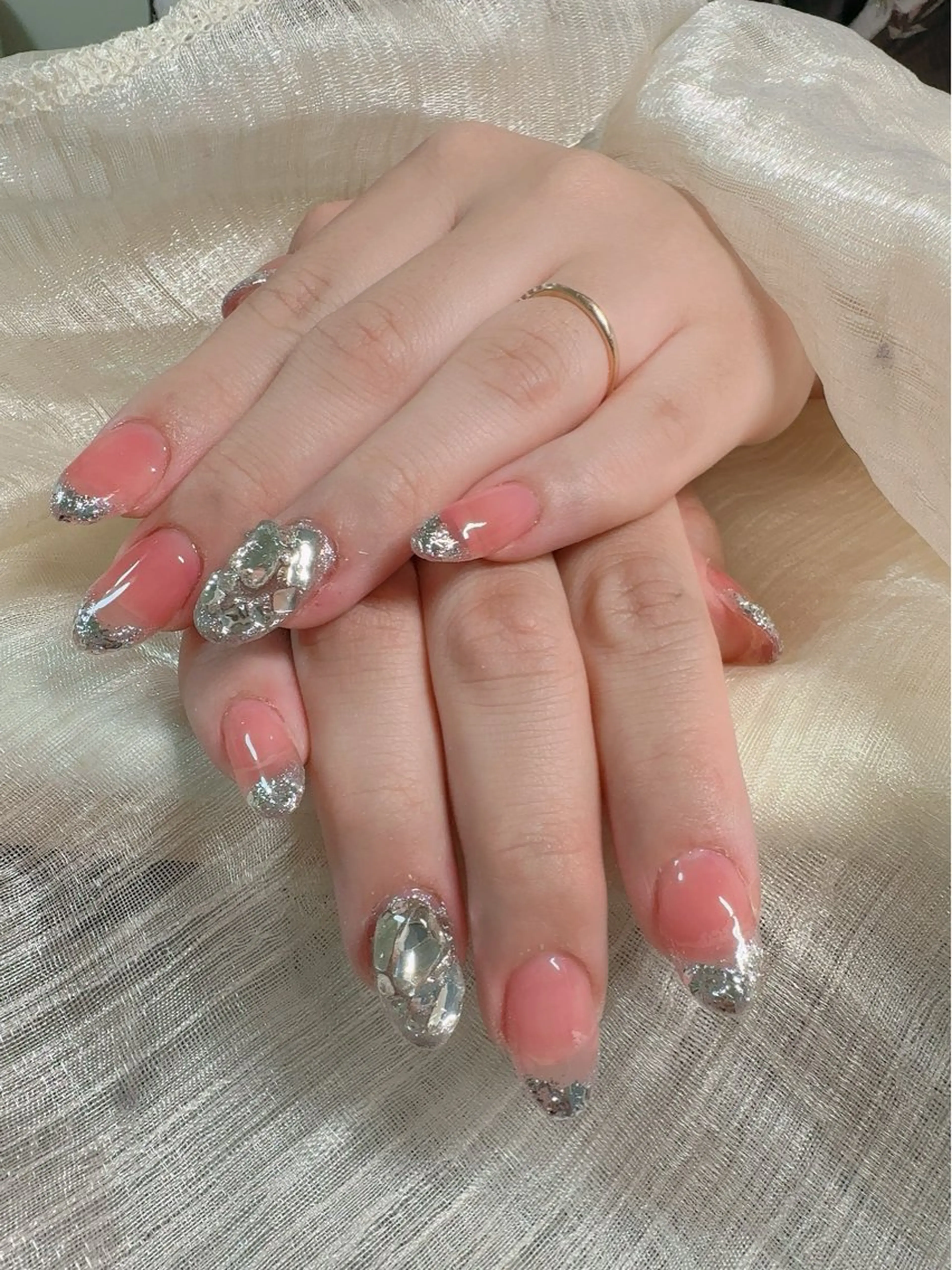 ネイル 長さ出し 持ち込み ネイルスタジオYUZUKI所属・NailStudio YUZUKIのネイルデザイン