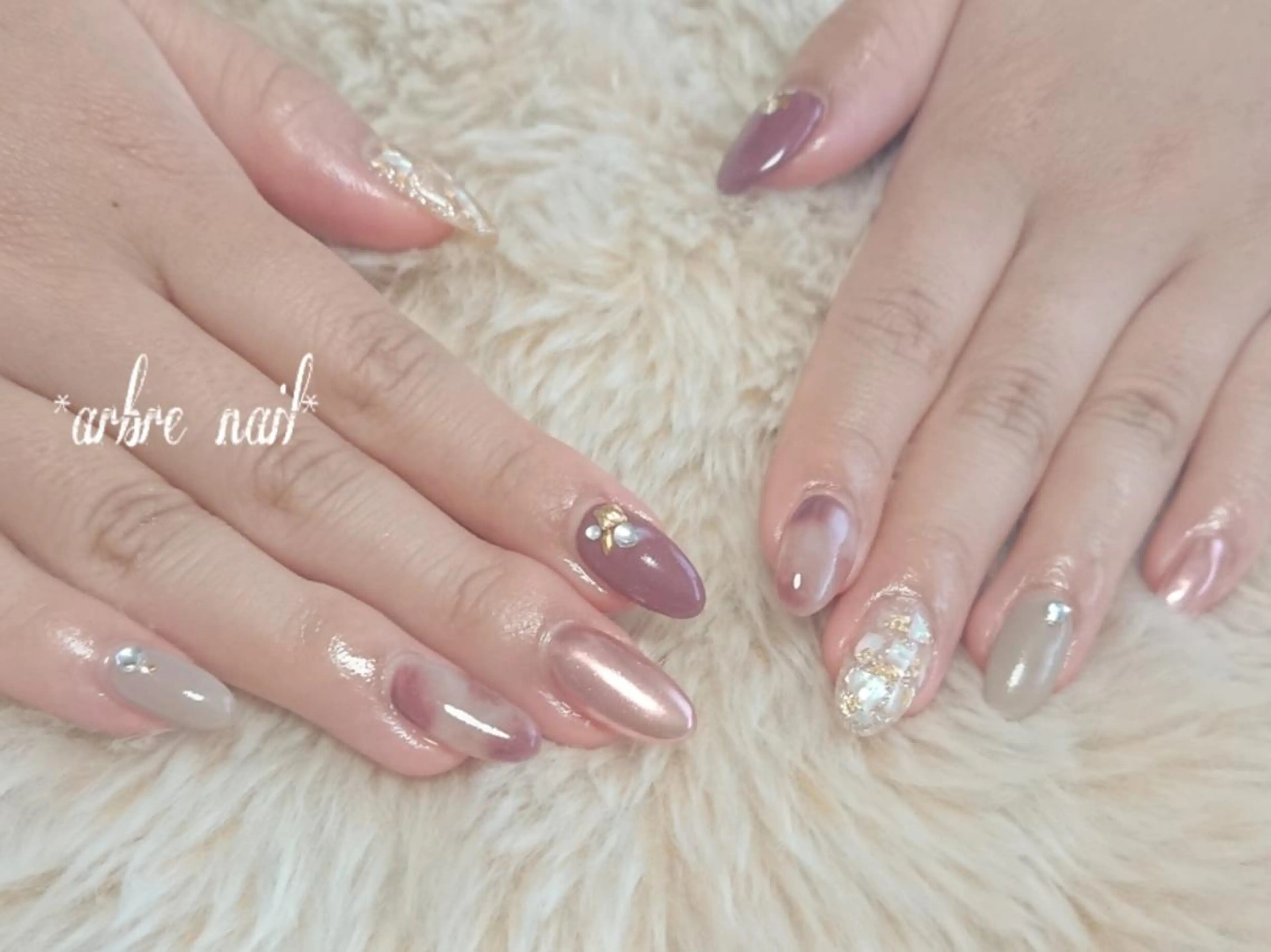 ネイル *arbre nail*.アーブルネイル所属・✯.。 arbre nail 。✯.のネイルデザイン