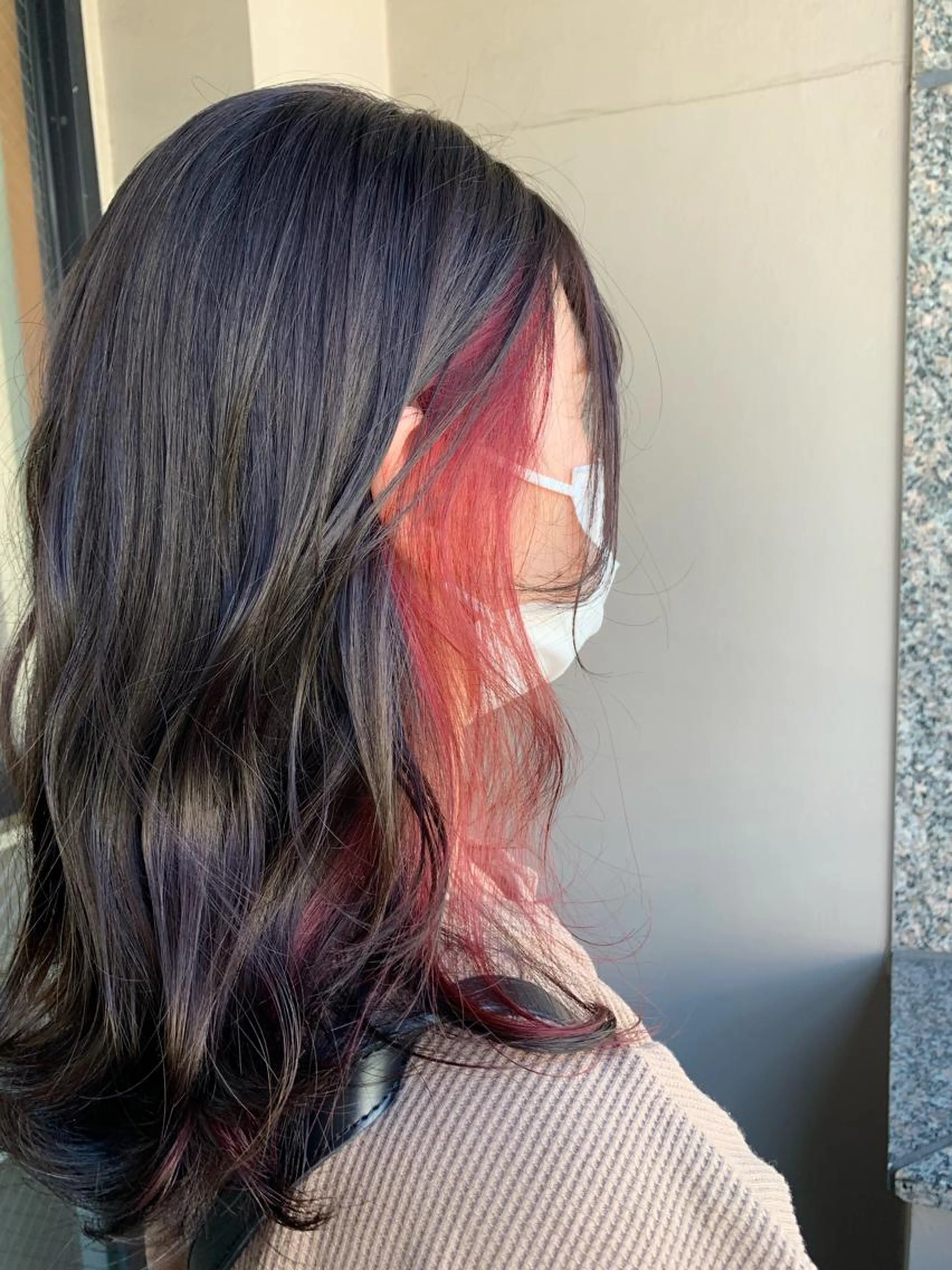 初めてのカラーにもおすすめ☆人気✳︎インナーカラー🌈保湿ケア付き💎の写真