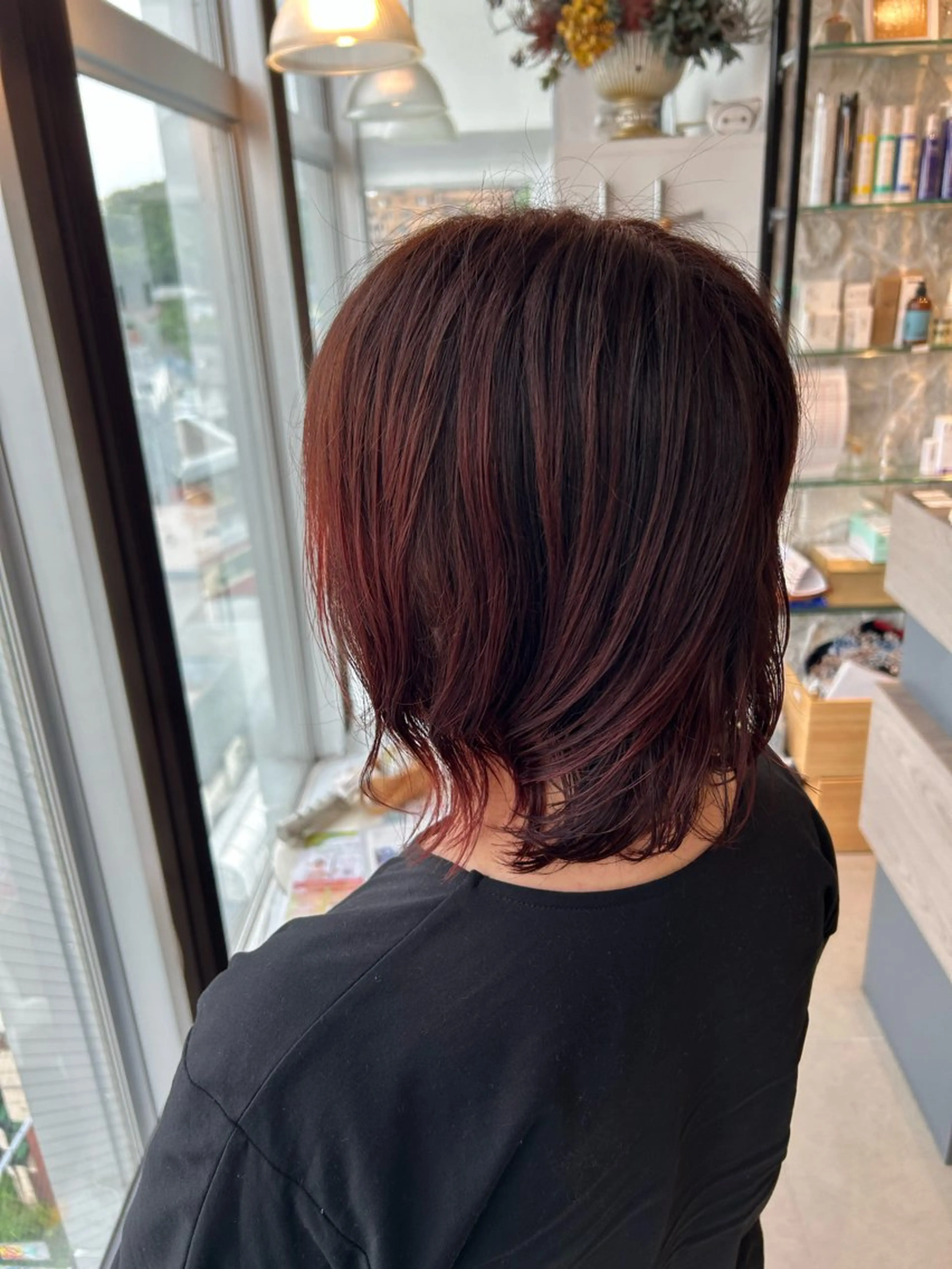 セミロング カラー ブラウンカラー グラデーションカラー オレンジ 🌼ボブ/レイヤー /Hime🌿のヘアスタイル