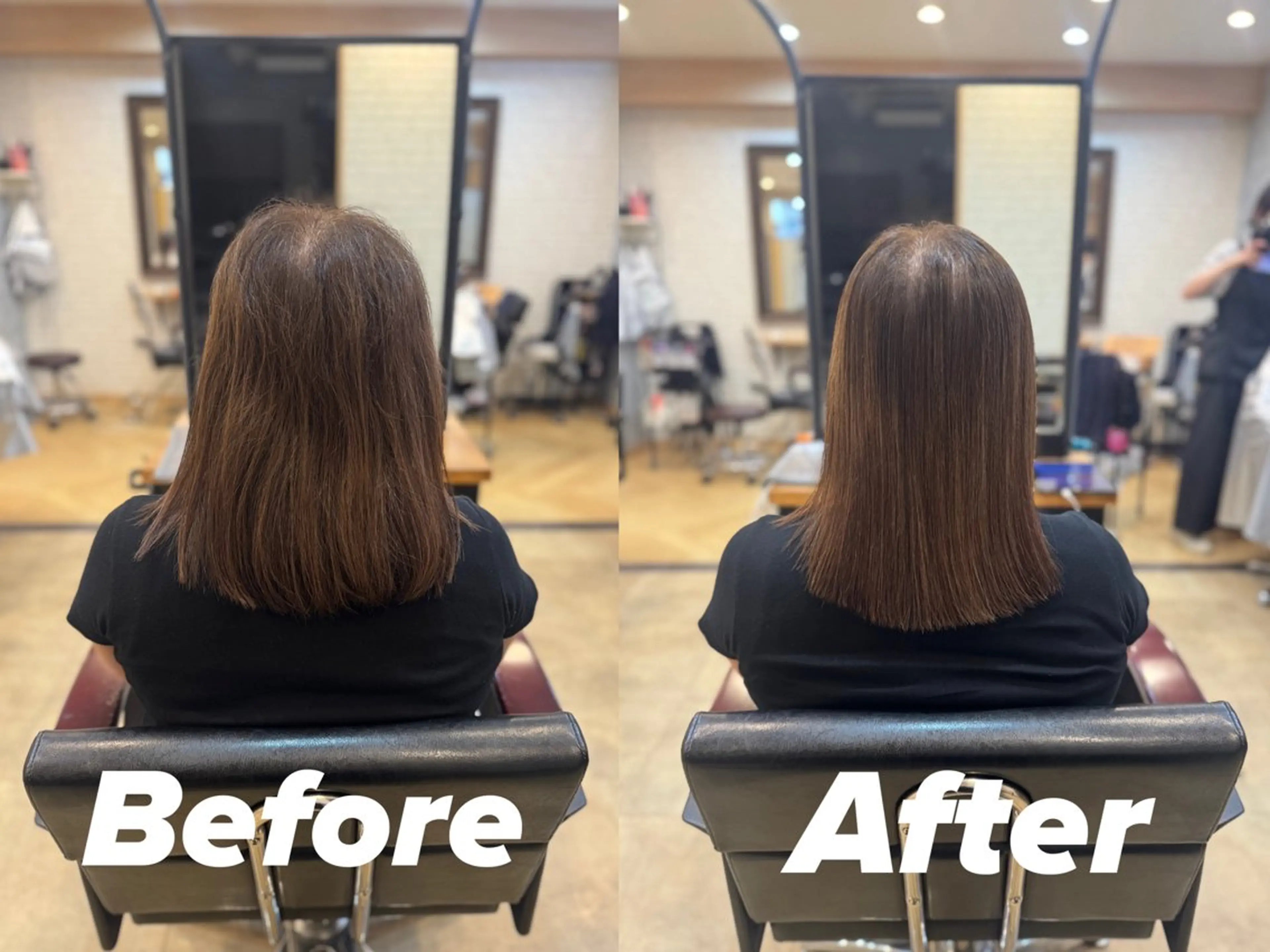 ミディアム 縮毛矯正 《髪質改善矯正特化》 sakiのヘアスタイル