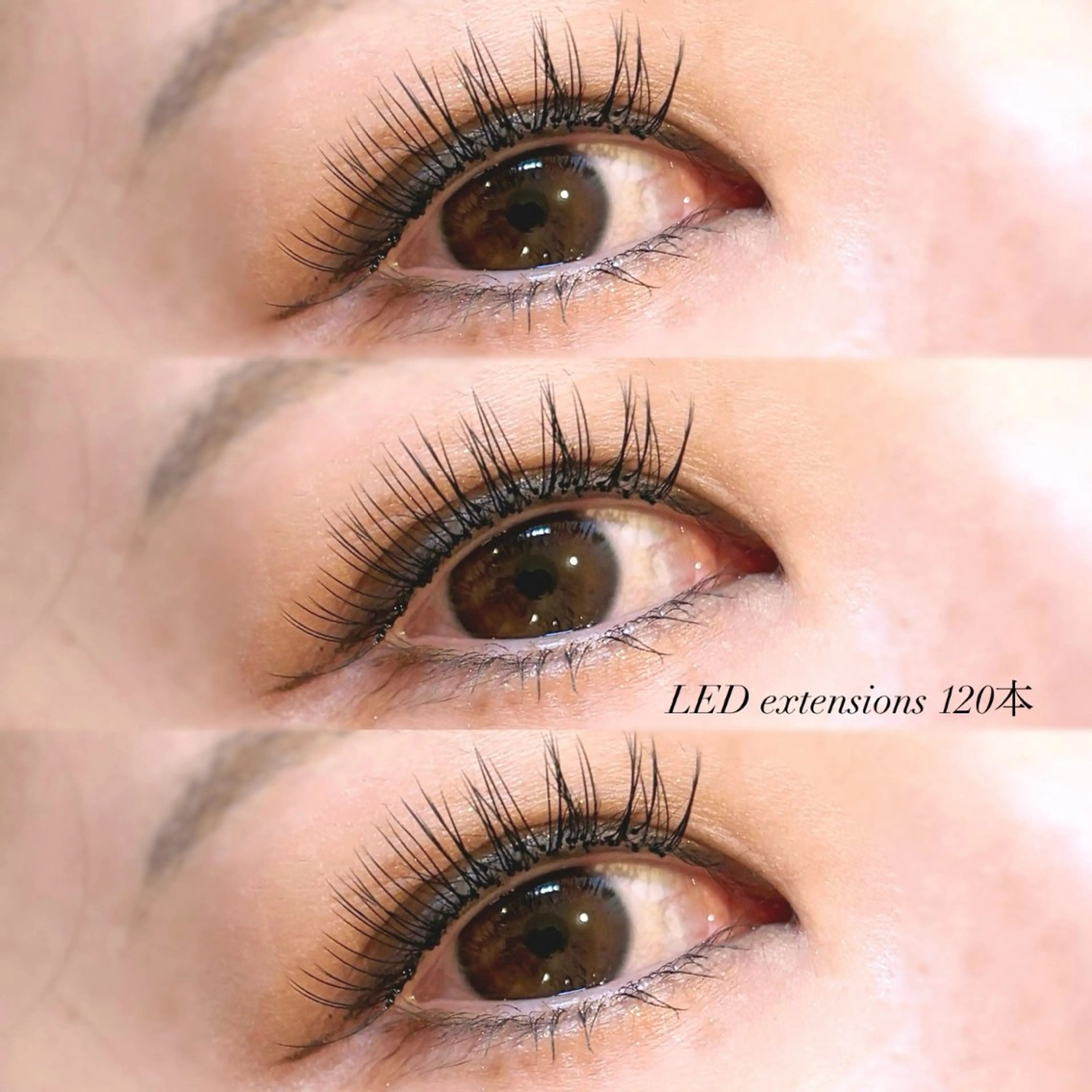 LEDエクステ120本🩵➕指名料440円込み🐻‍❄️の写真