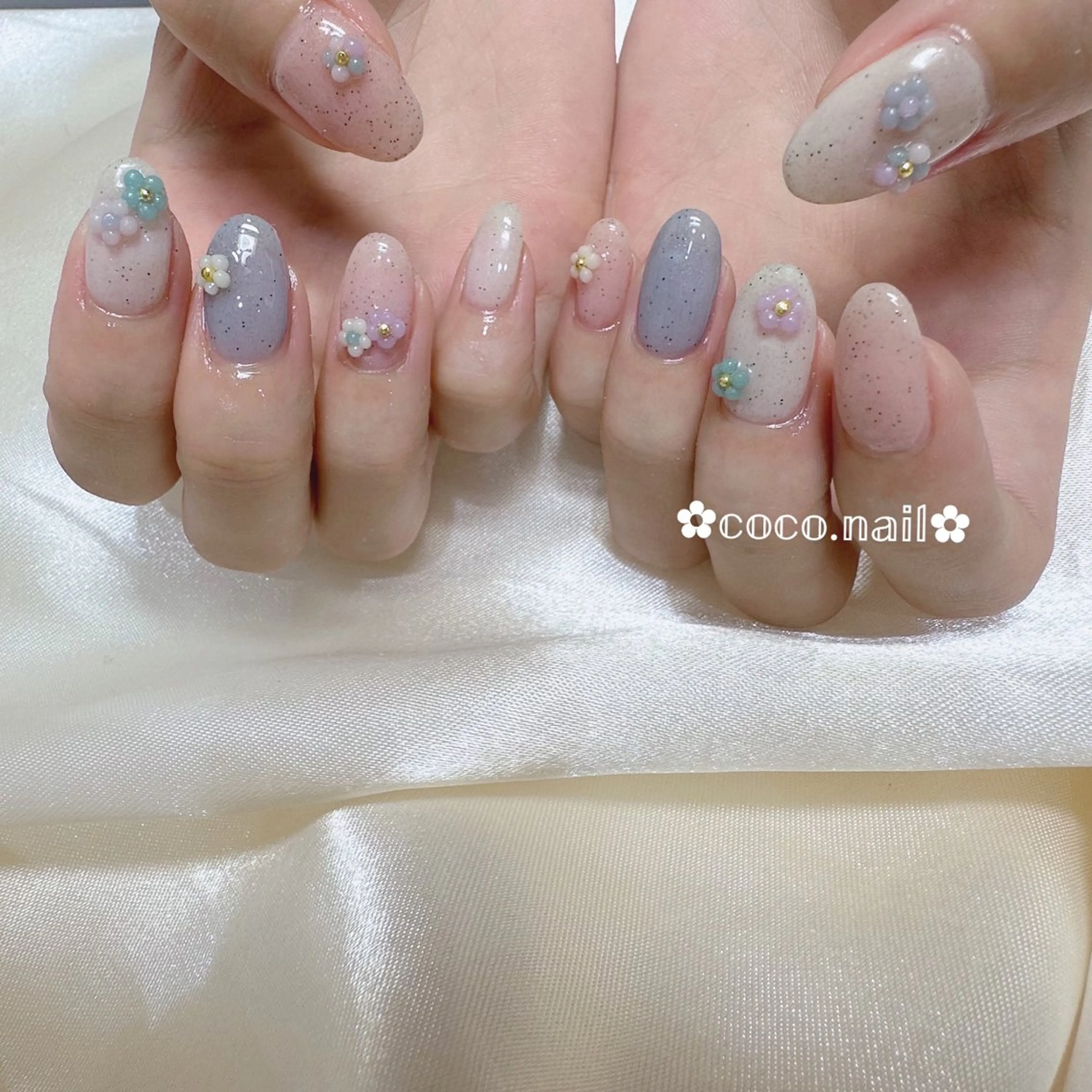 ネイル ハンドネイル lili.nail y2k/長さ出しのネイルデザイン