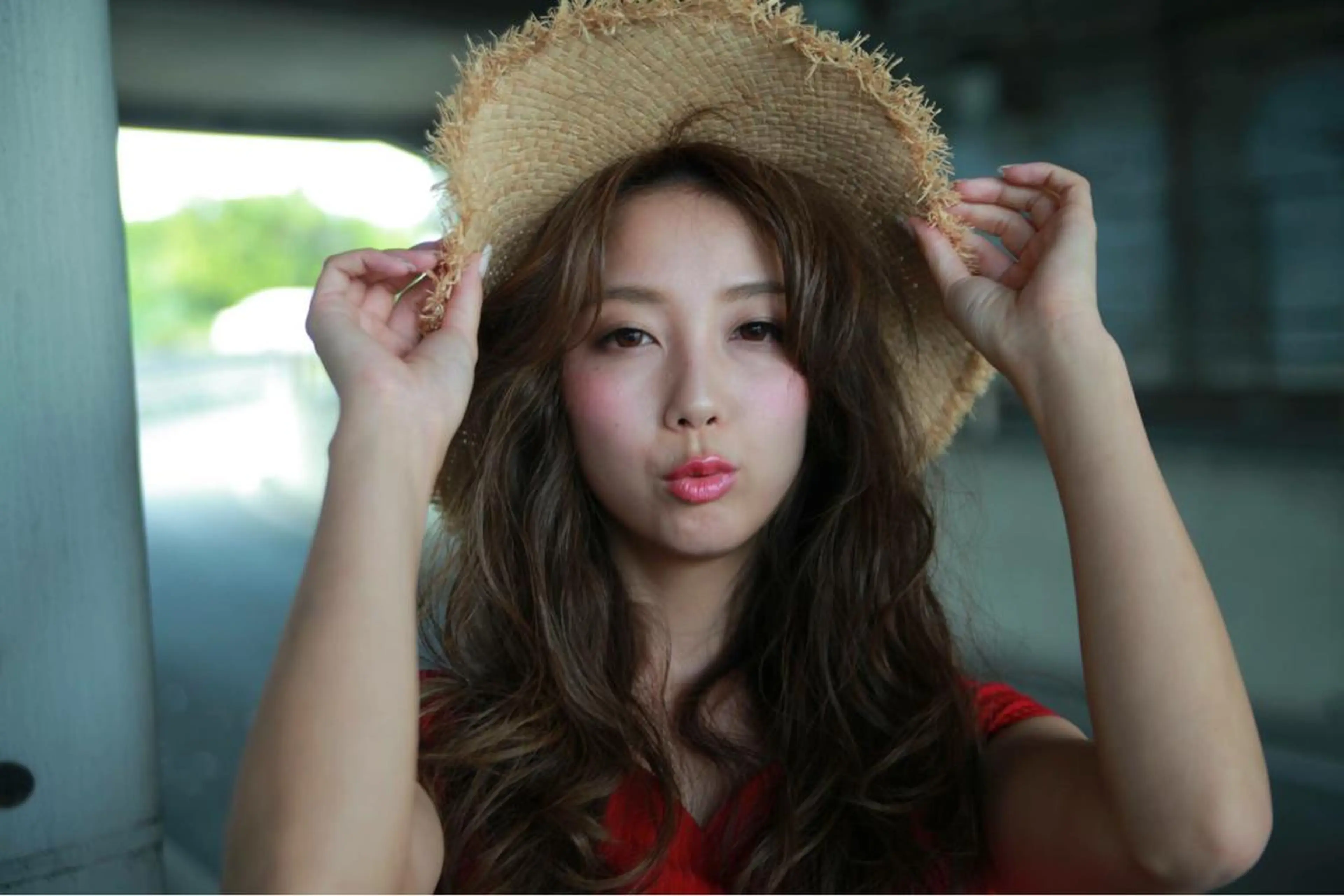 ロング カラー ヘアアレンジ knock【ノック】所属・烏丸韓国ヘア🇰🇷 ayaka🎀のヘアスタイル