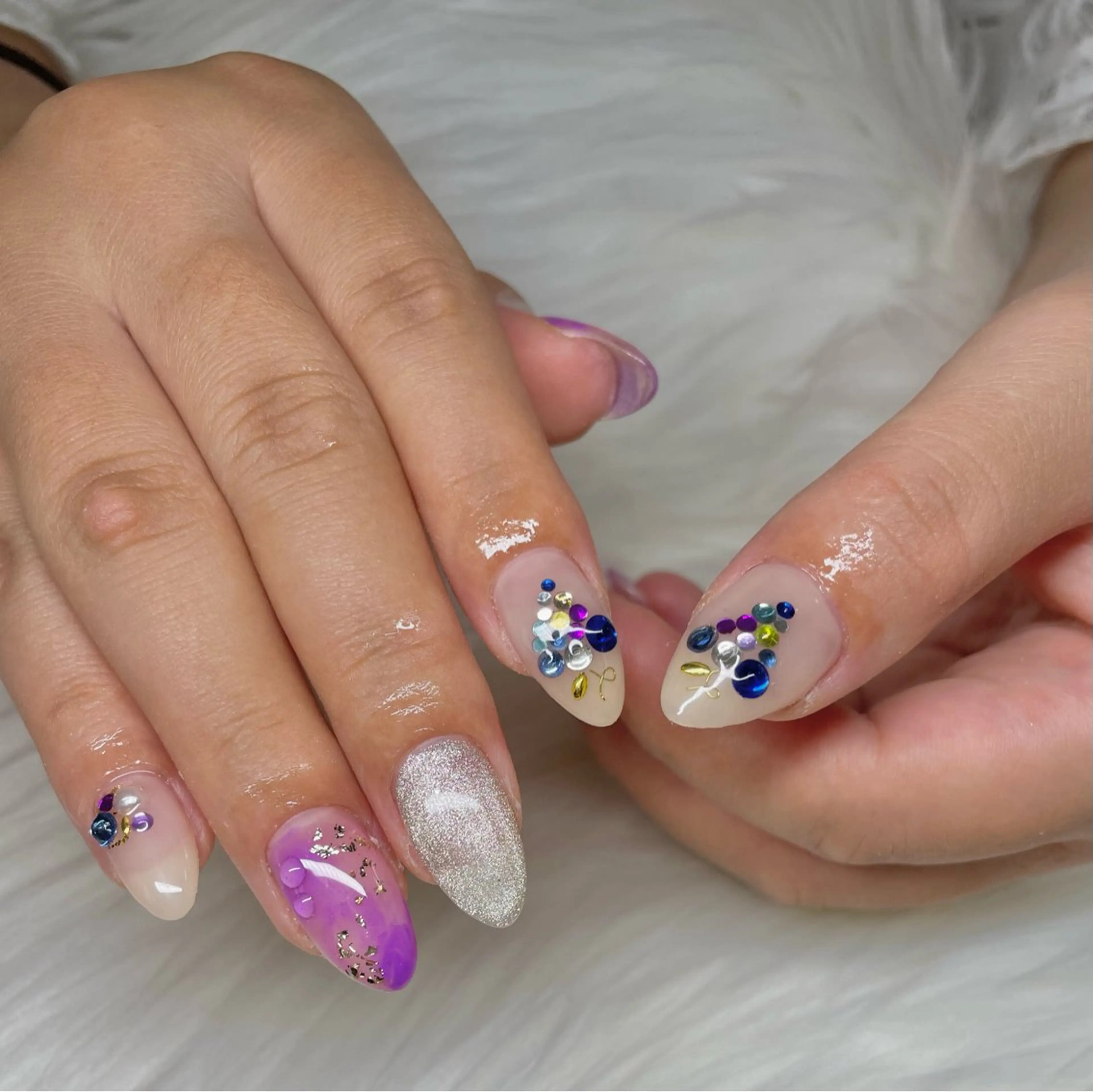 ネイル アートネイル フットネイル フレンチネイル ジェルネイル 韓国ネイル private salon fee所属・nail salon feeゆりかのネイルデザイン