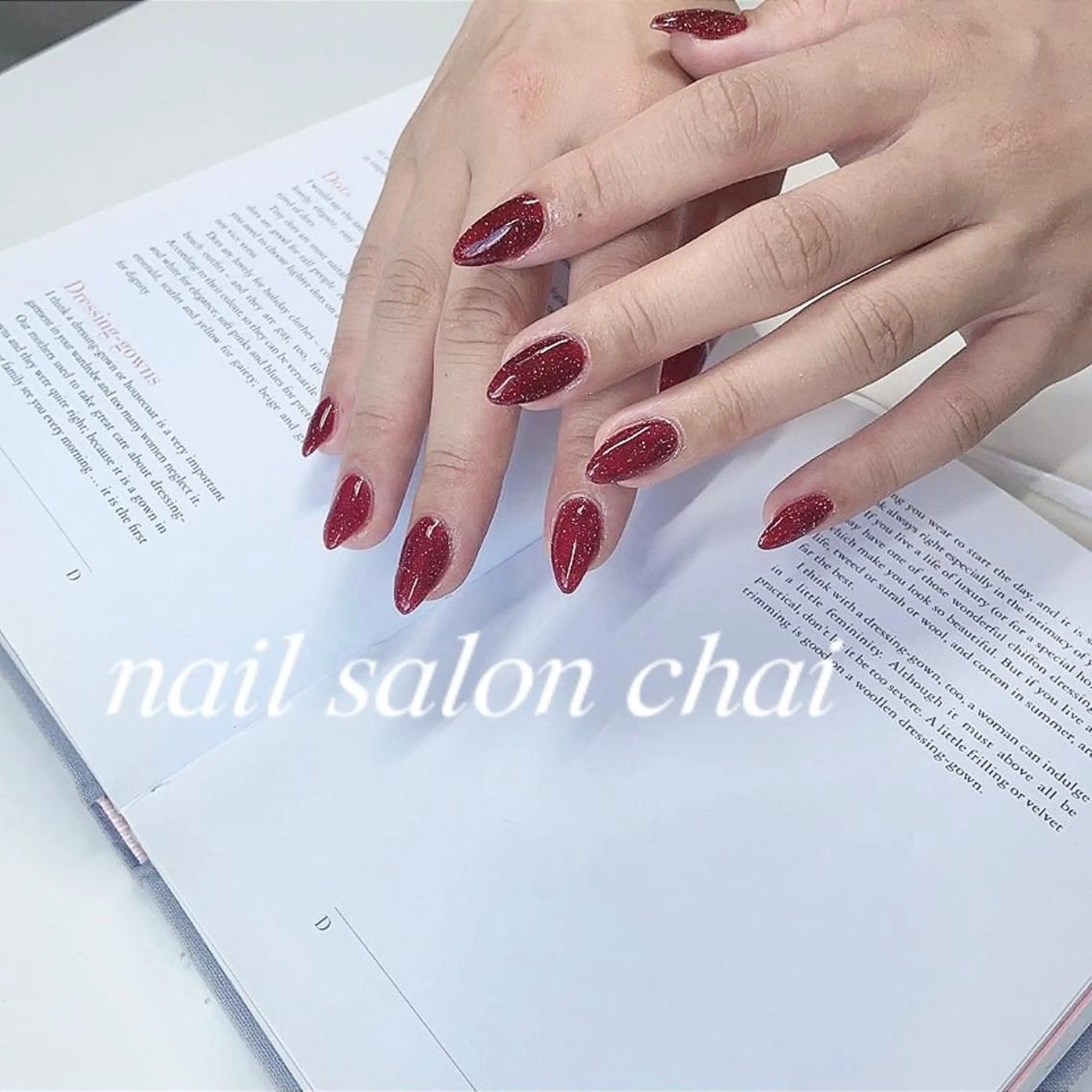 ネイル ワンカラーネイル シンプルネイル nail salon chai 上本町のネイルデザイン