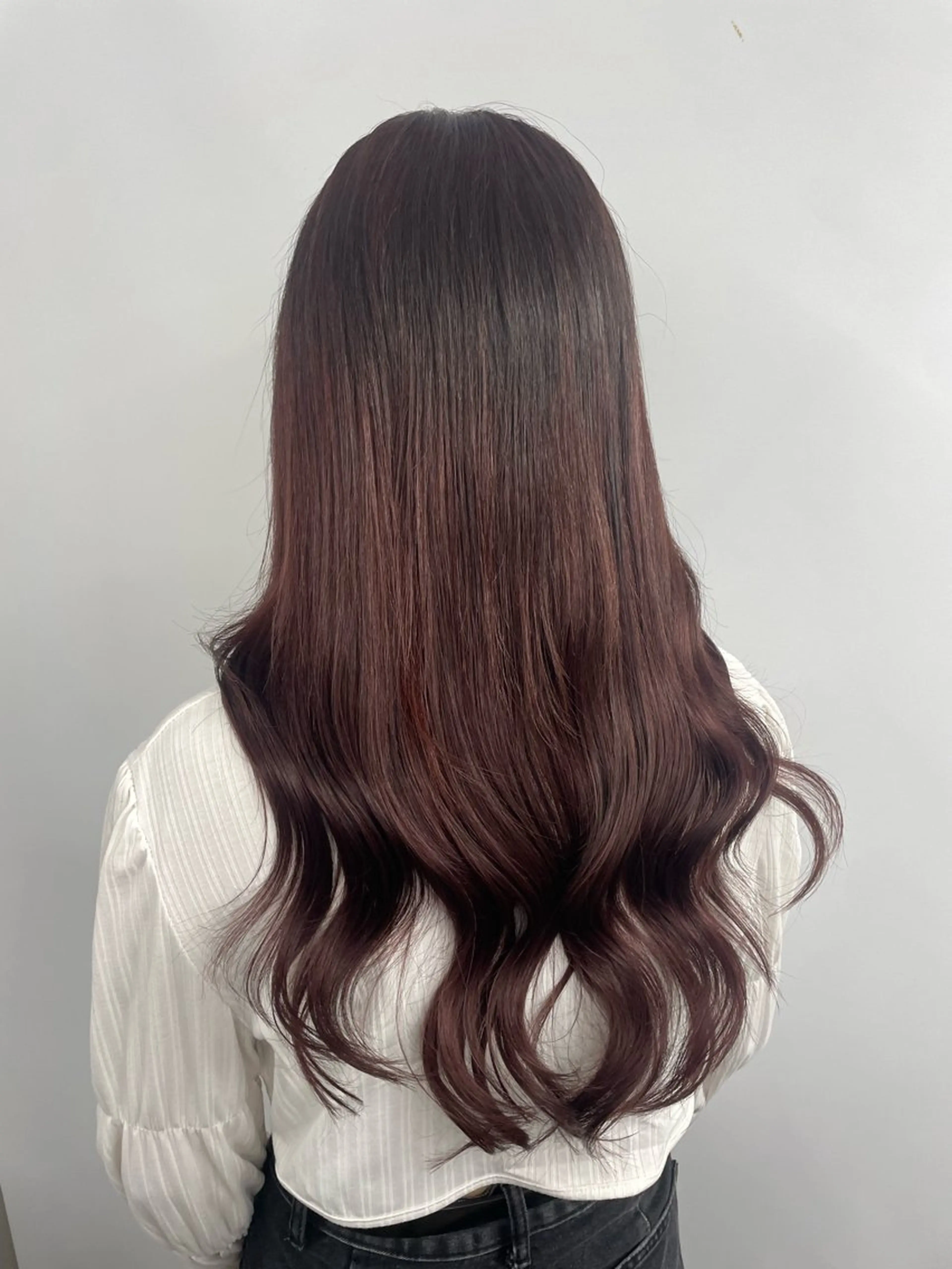 ロング エクステ 𝙃𝘼𝙍𝙐🎀 韓国×エクステのヘアスタイル