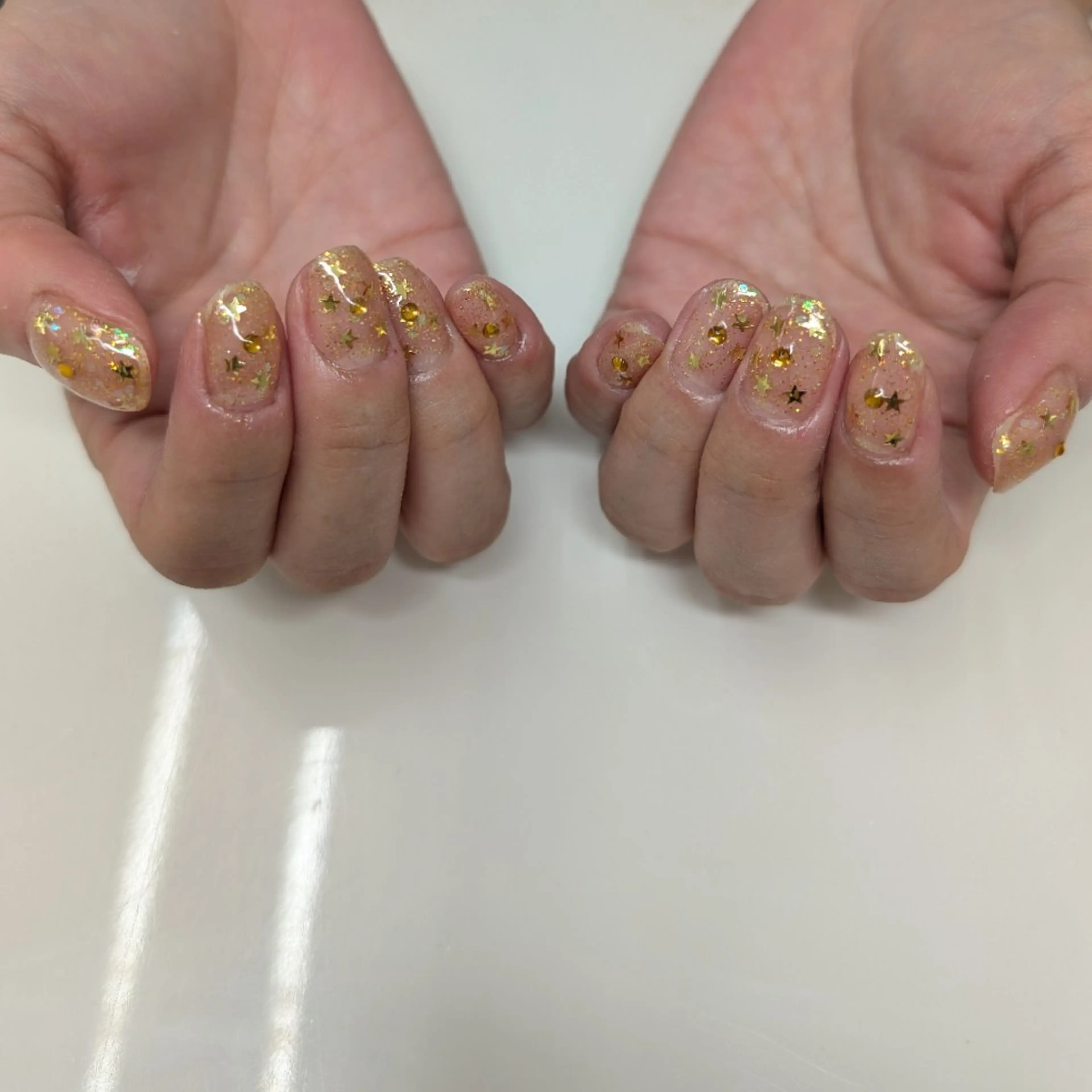 ネイル キラキラネイル ネイルサロン Amie　〜アミ〜所属・ᑎᗩIᒪ｜ᗰIᗰI｜ _५✍️Satou.のネイルデザイン