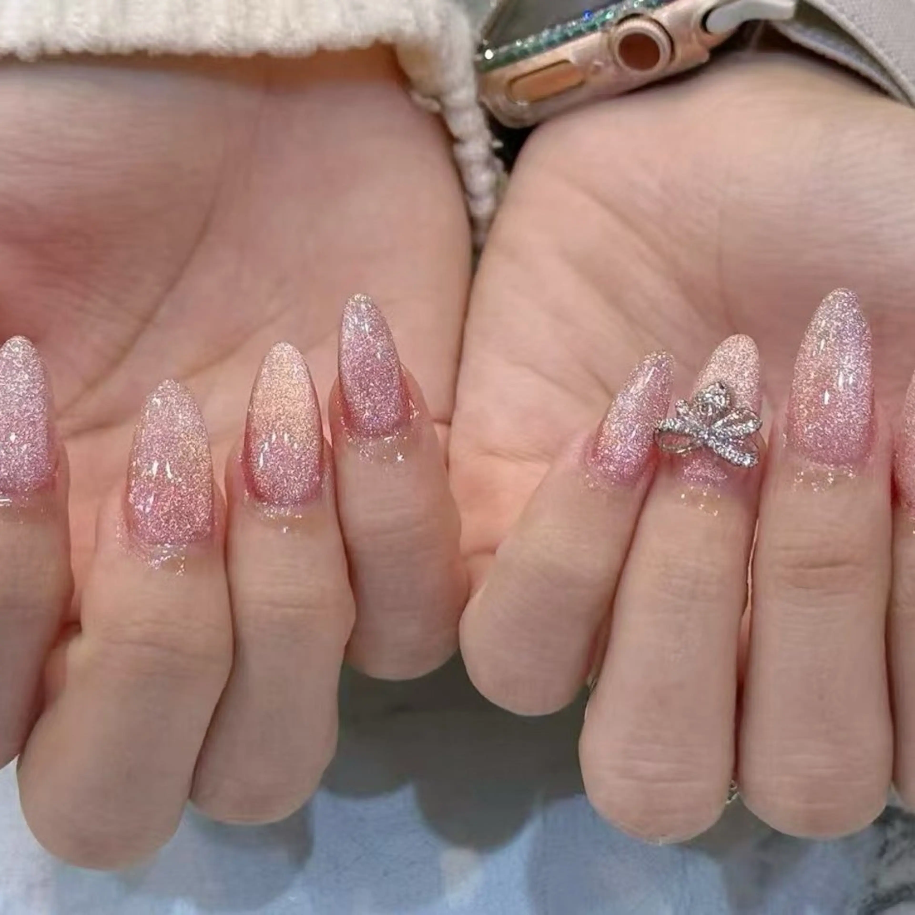 ネイル アートネイル フットネイル ジェルネイル ハート マグネットネイル Babarla Nailのネイルデザイン
