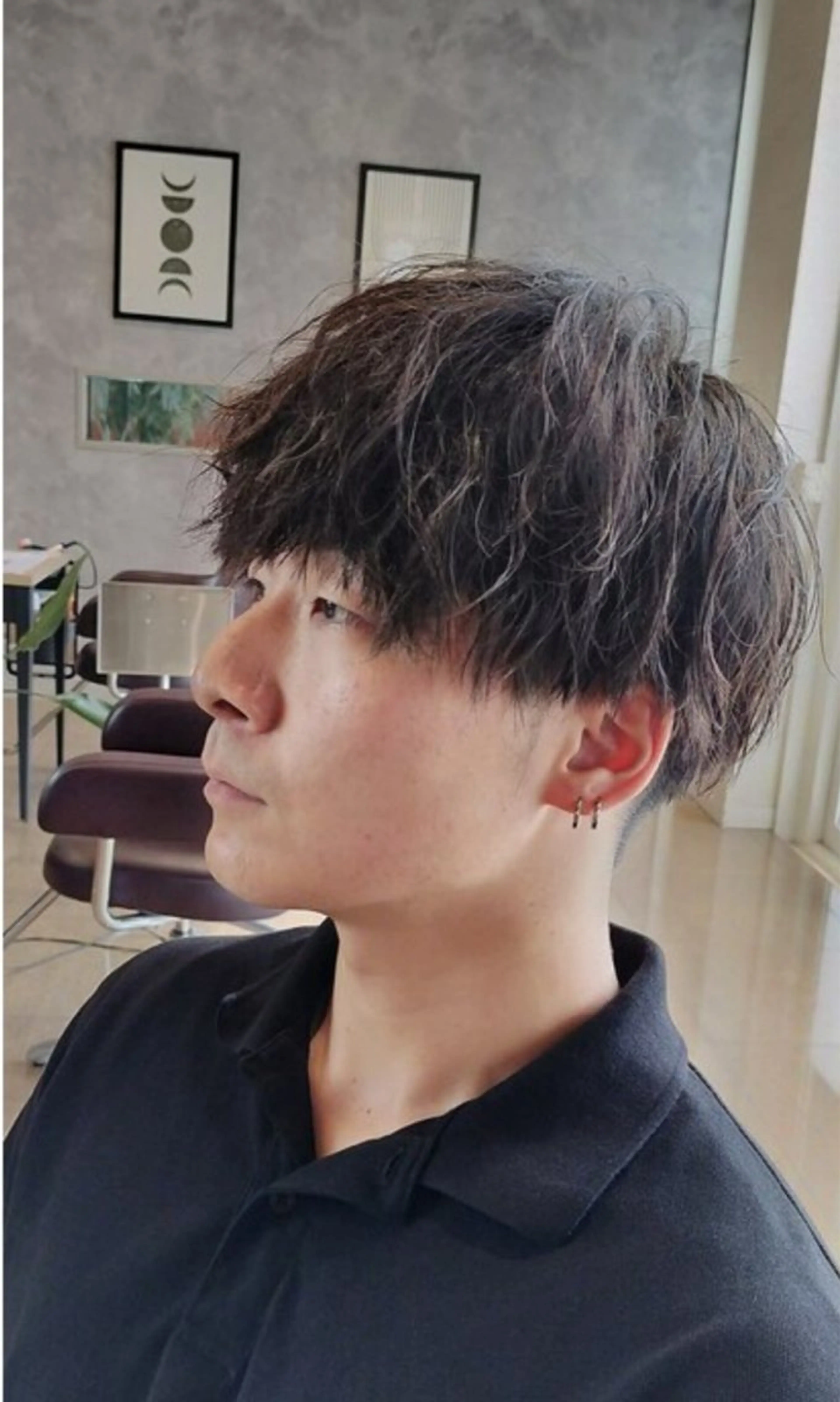 カラー パーマ メンズ ilo.hair岡崎北所属・熊倉 貞広のヘアスタイル