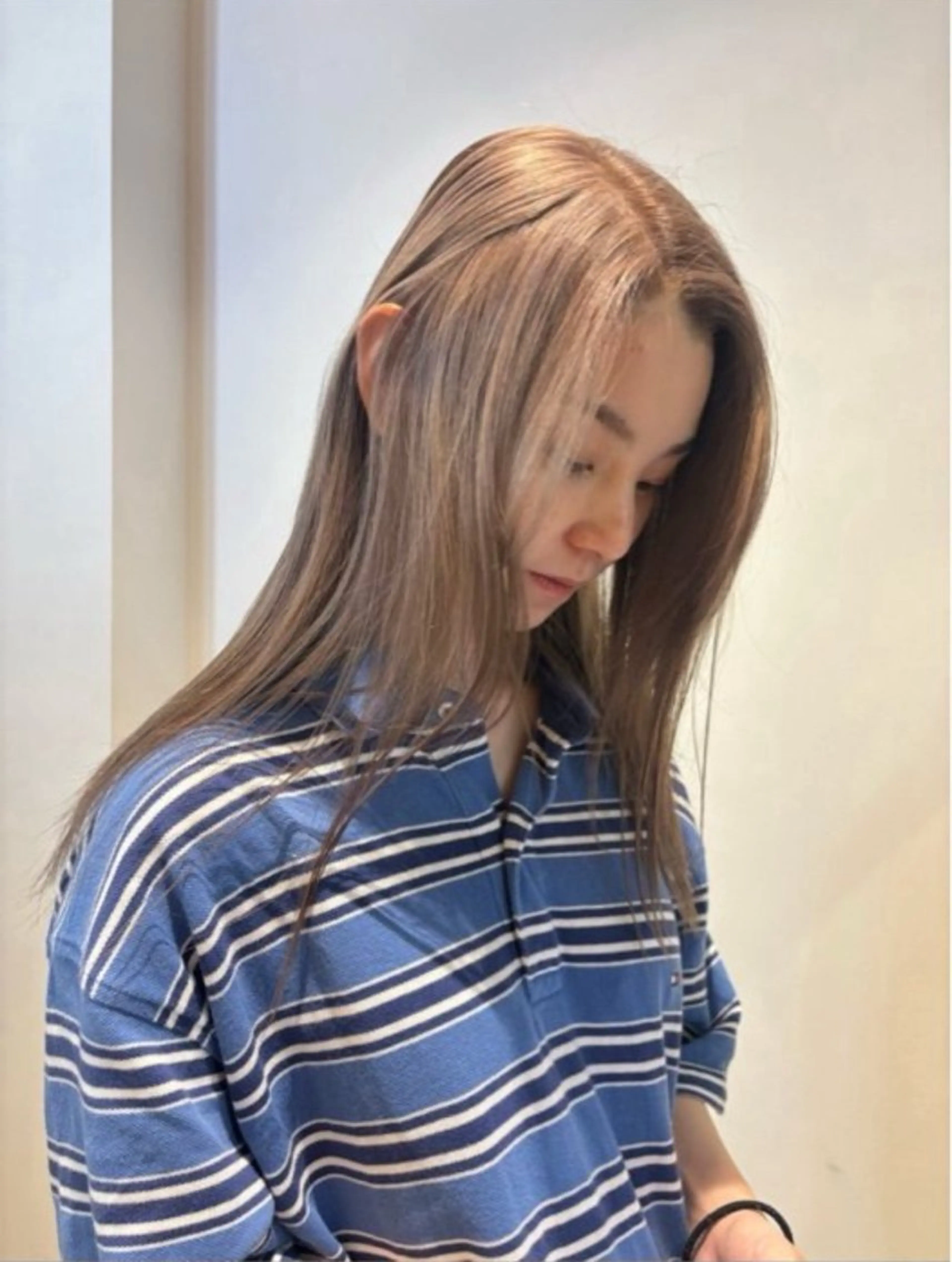 ロング カラーモデル/太田 遙のヘアスタイル