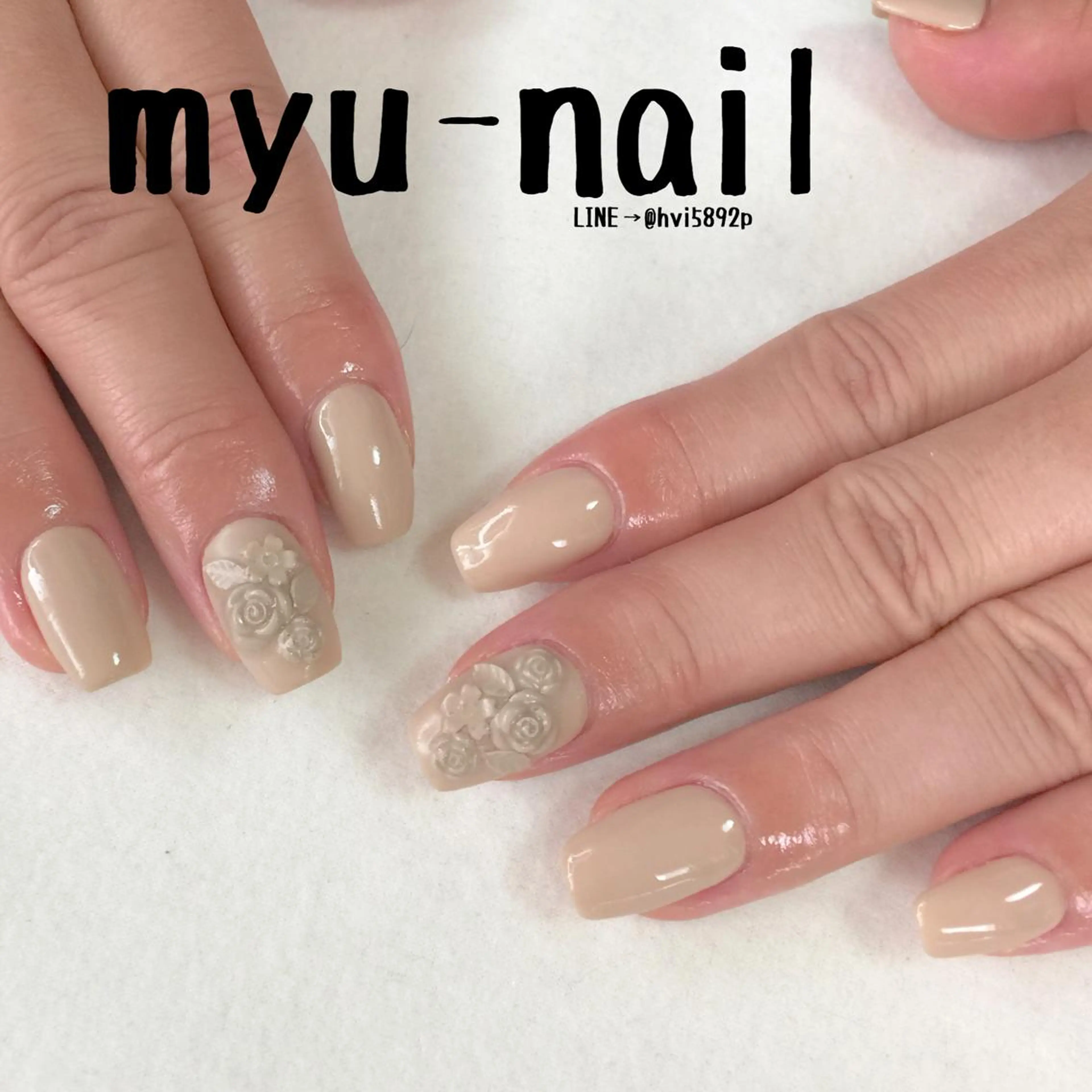 ネイル アートネイル ハンドネイル ホームサロン myu-nailのネイルデザイン