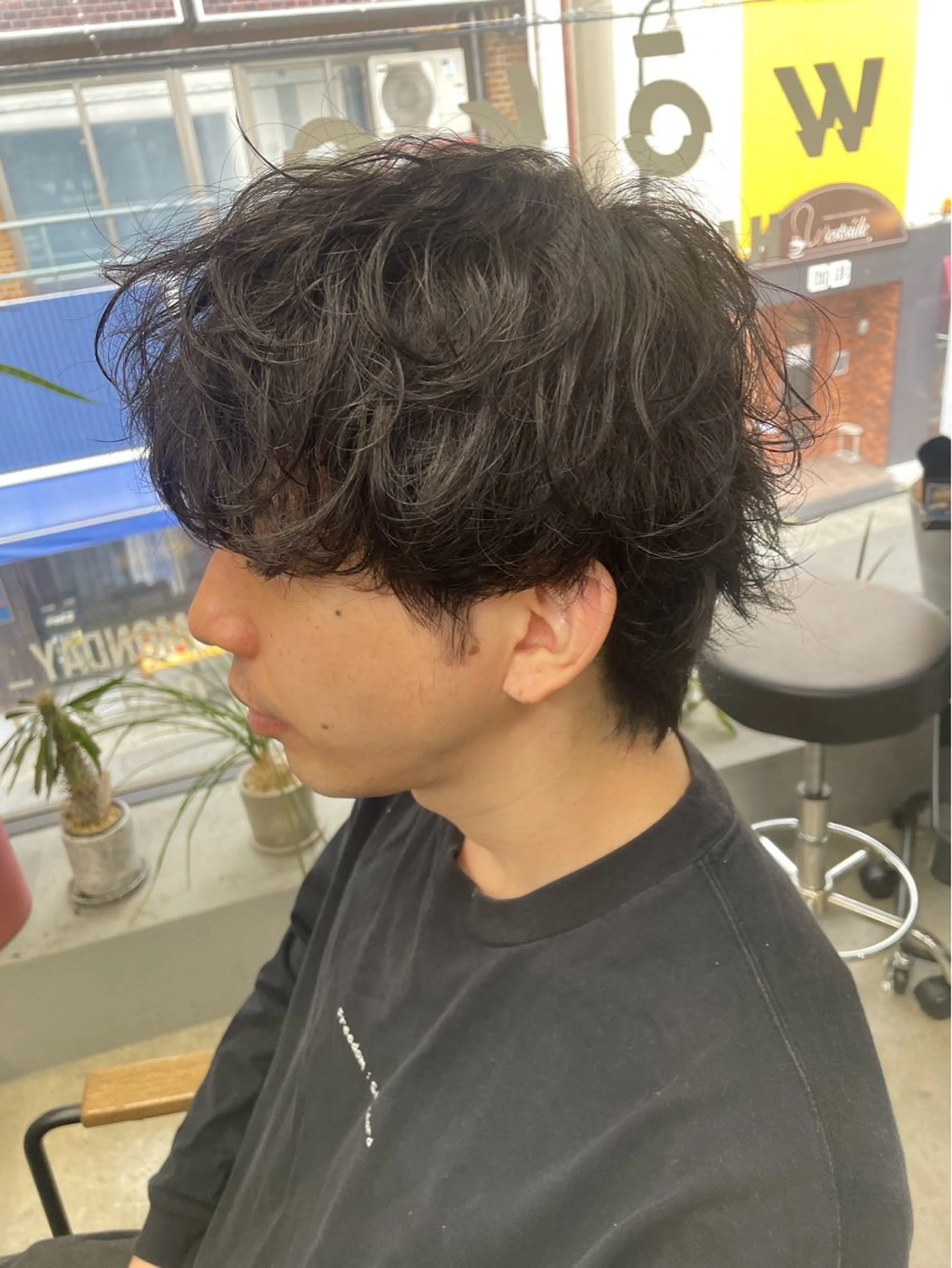 ショート パーマ メンズ カット ヘッドスパ メンズ専門サロン wokeのヘアスタイル