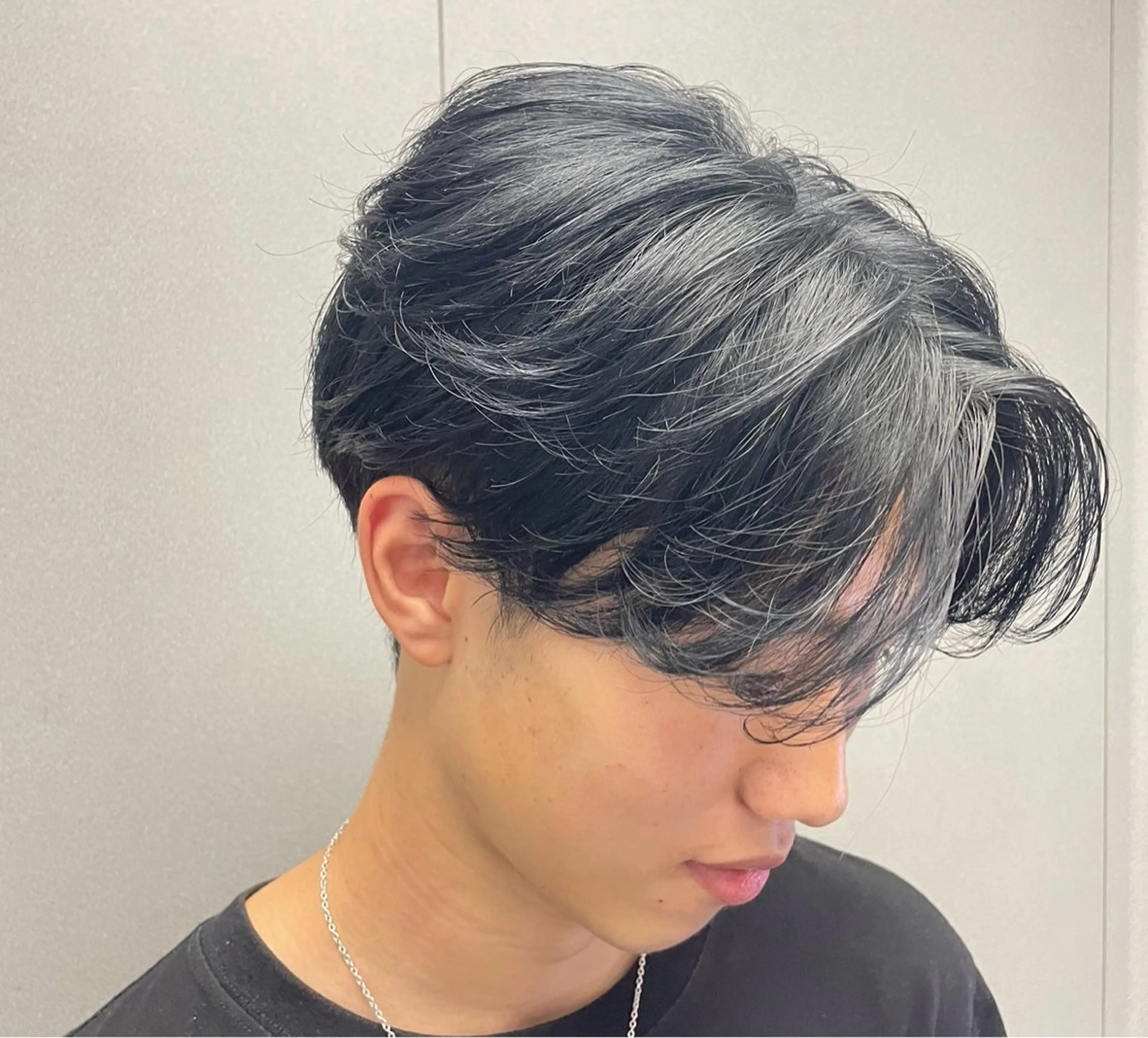 ミディアム パーマ ヘアアレンジ メンズ カット パーマ fifth Tokyo所属・fifth 石川 凪のヘアスタイル
