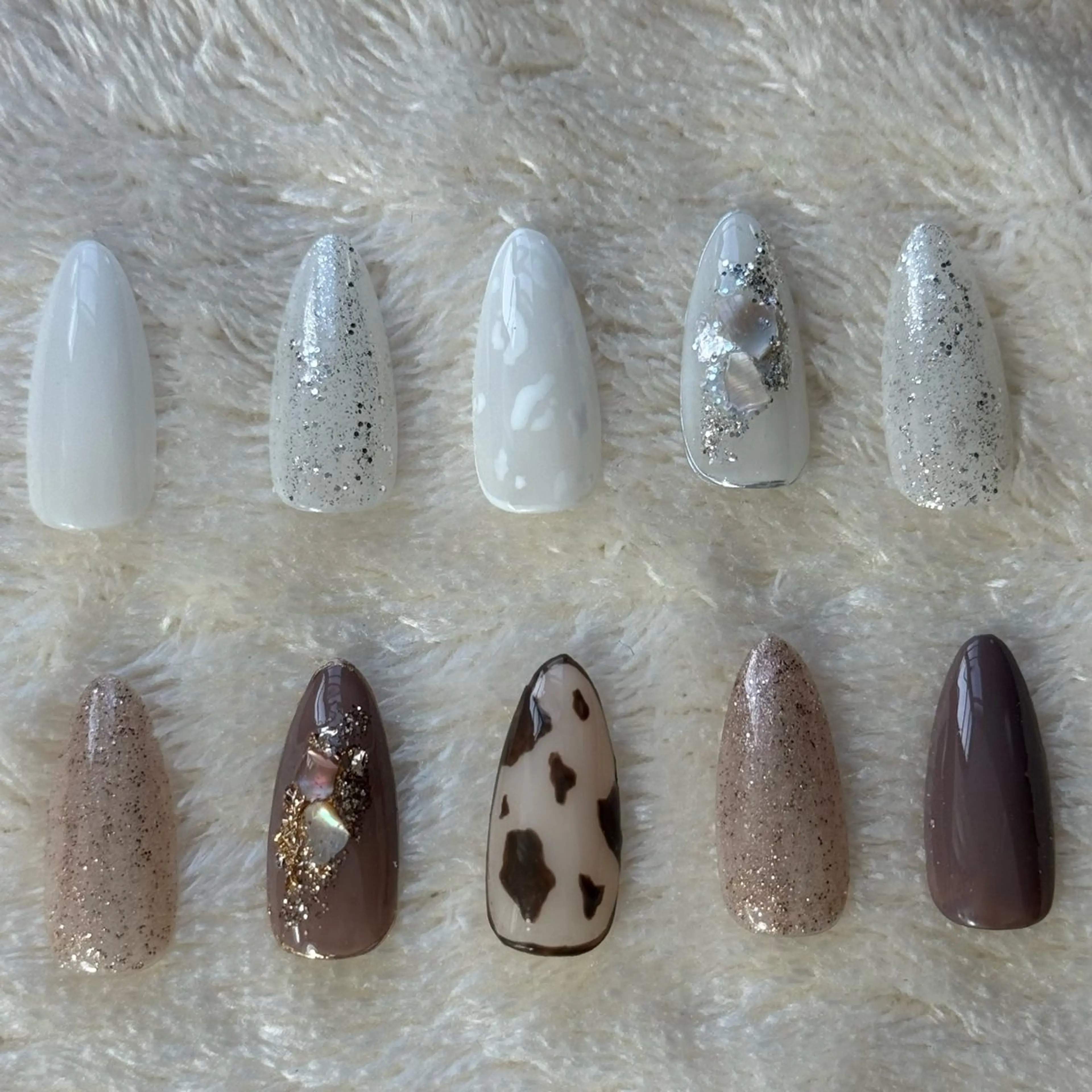 ネイル アニマル柄 ハンドネイル salon Hush Hushのネイルデザイン