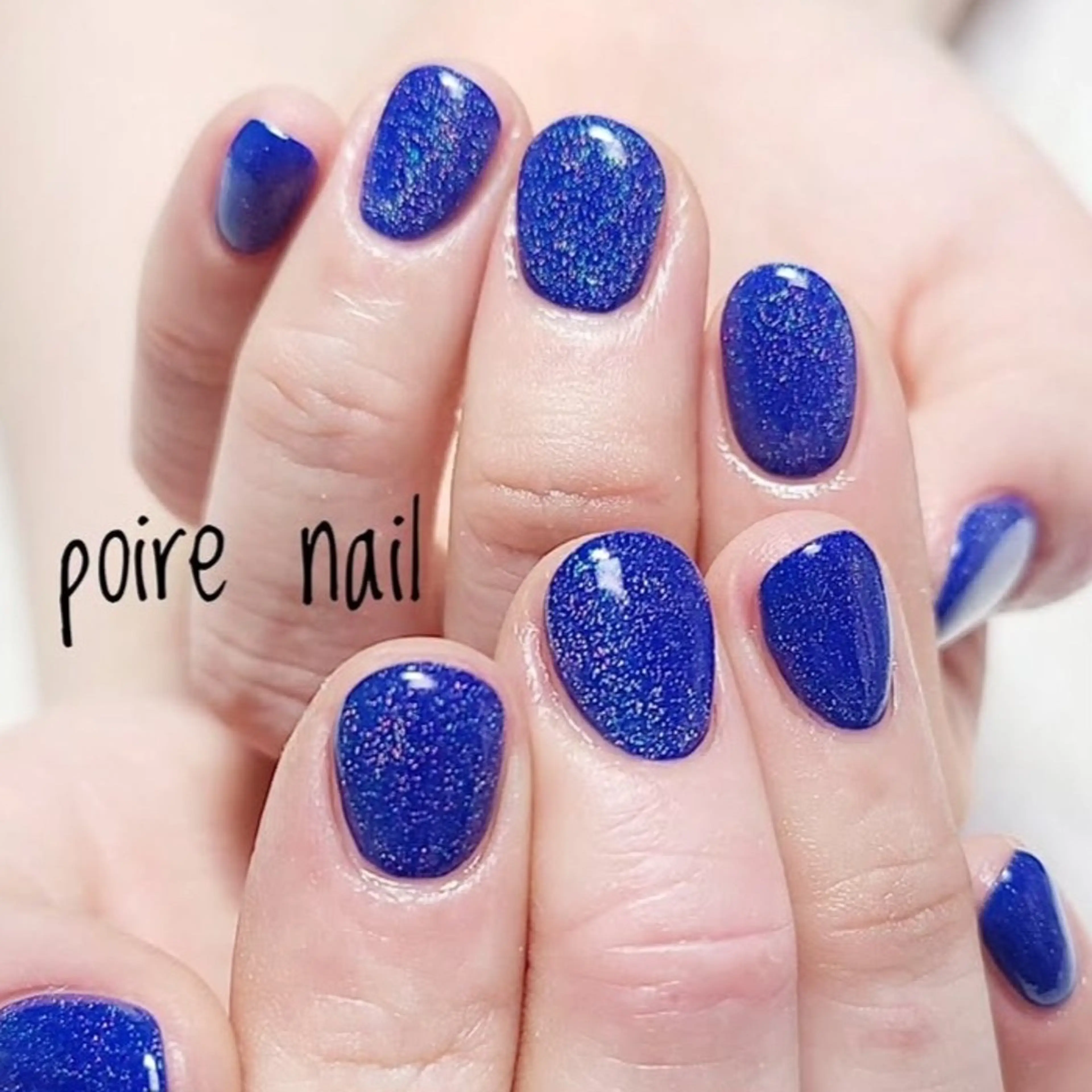 ネイル キラキラネイル ポワールネイル ともみのネイルデザイン