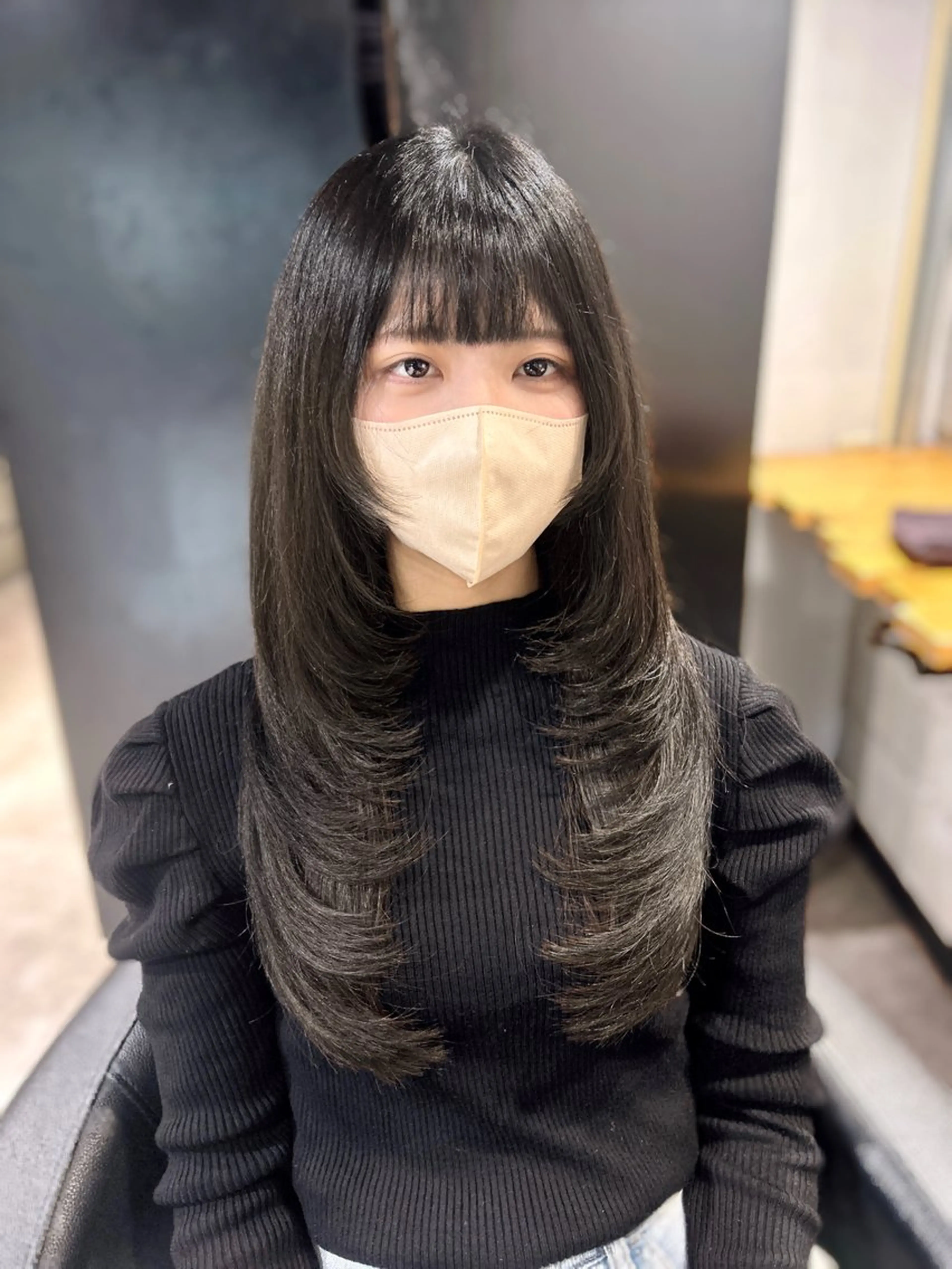 ロング カット トリートメント ヘッドスパ レイヤーStyle 🩵菜々実のヘアスタイル